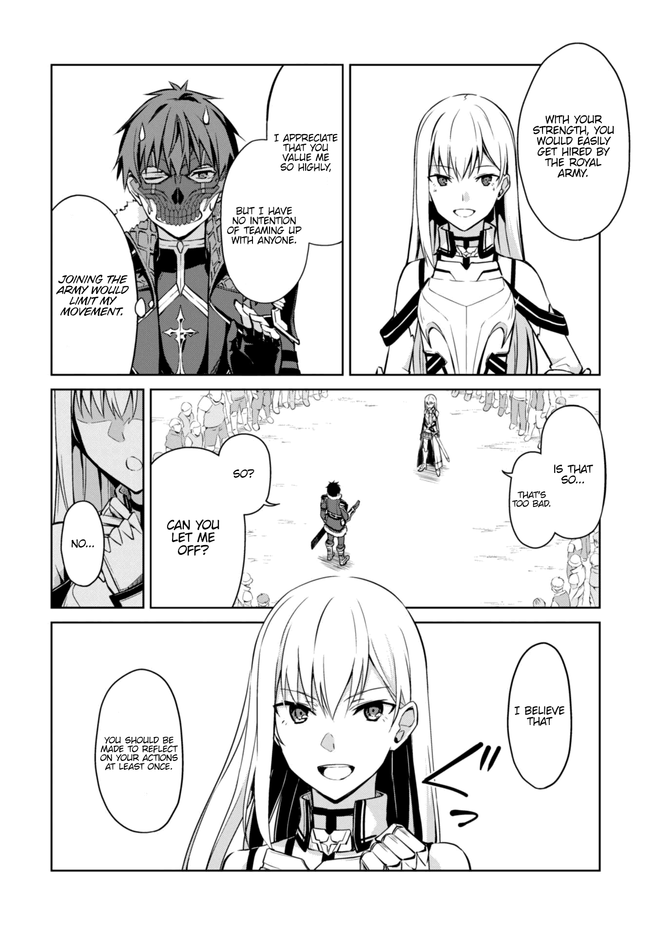 Halaman dari Boushoku no Berserk ~Ore dake Level to Iu Gainen wo Toppa suru~ Chapter 26