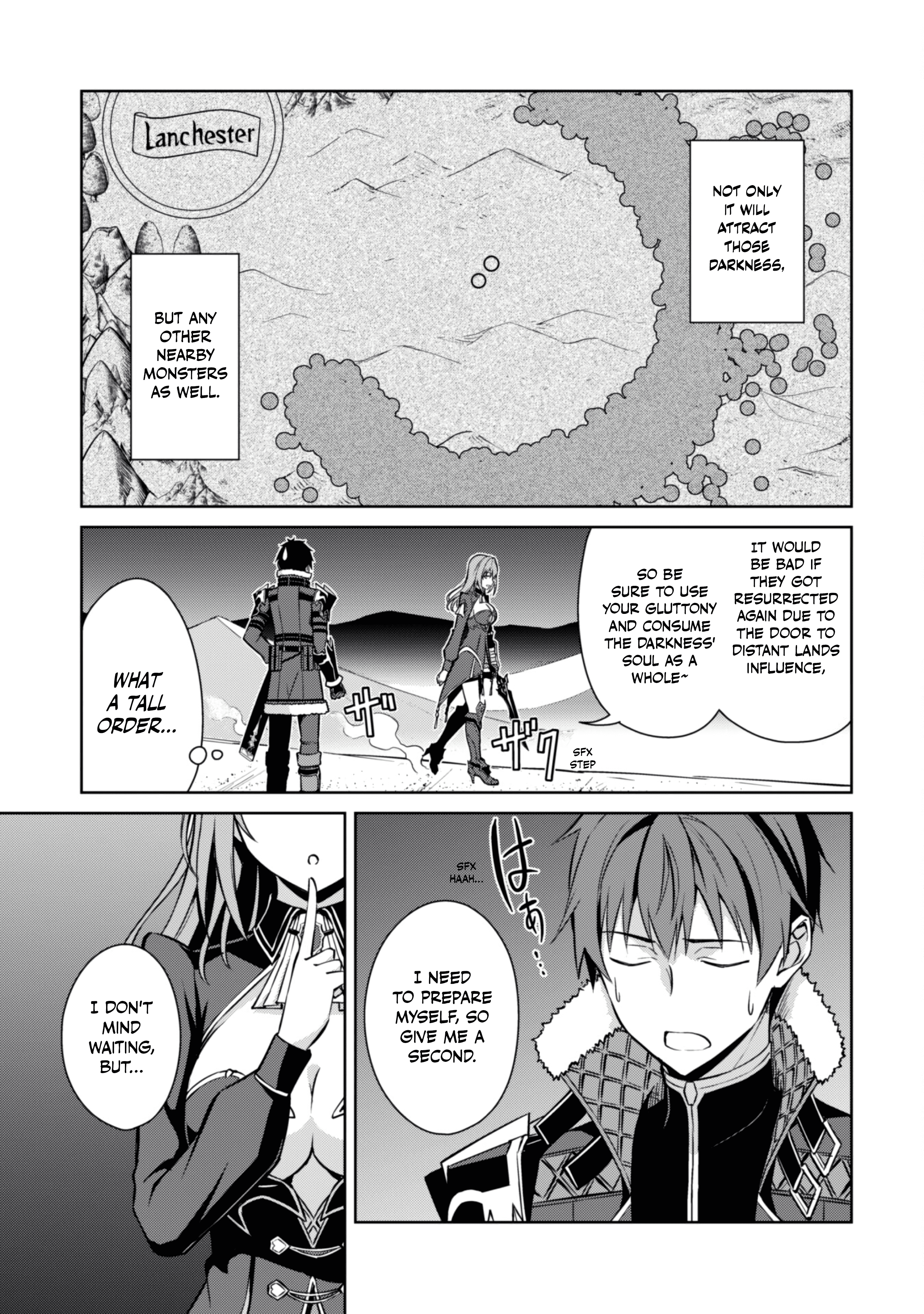 Halaman dari Boushoku no Berserk ~Ore dake Level to Iu Gainen wo Toppa suru~ Chapter 64