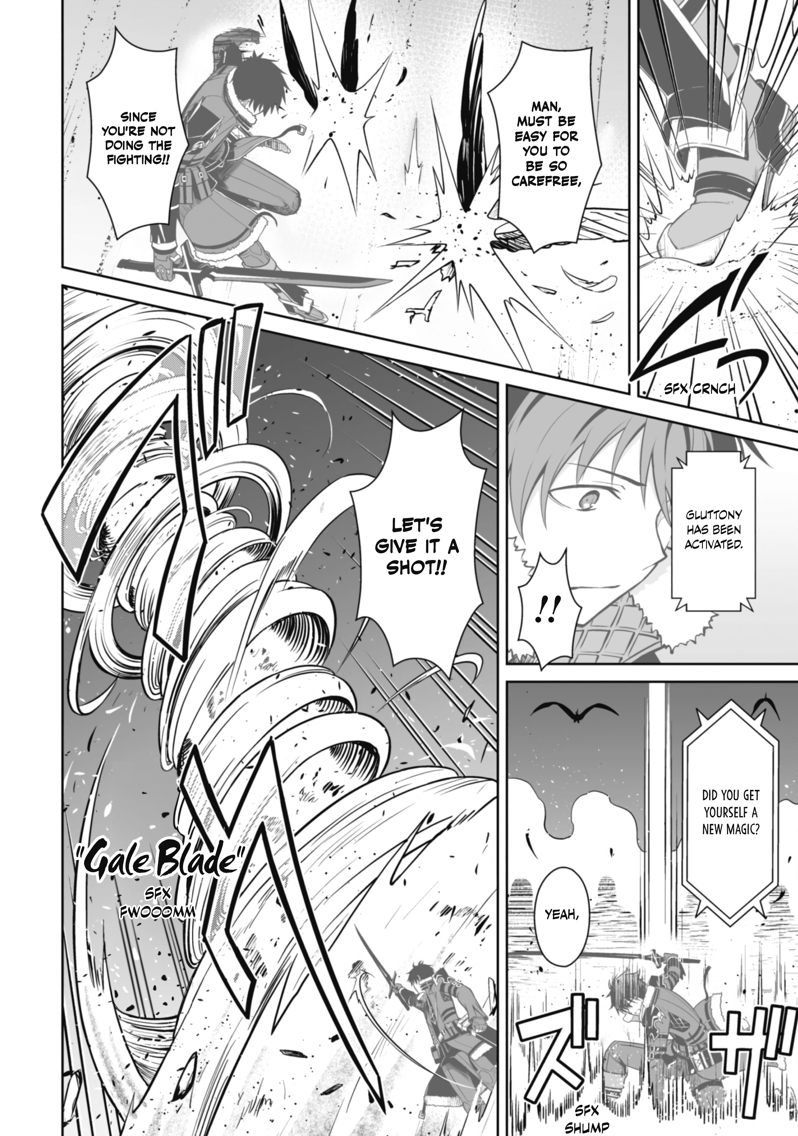 Halaman dari Boushoku no Berserk ~Ore dake Level to Iu Gainen wo Toppa suru~ Chapter 64