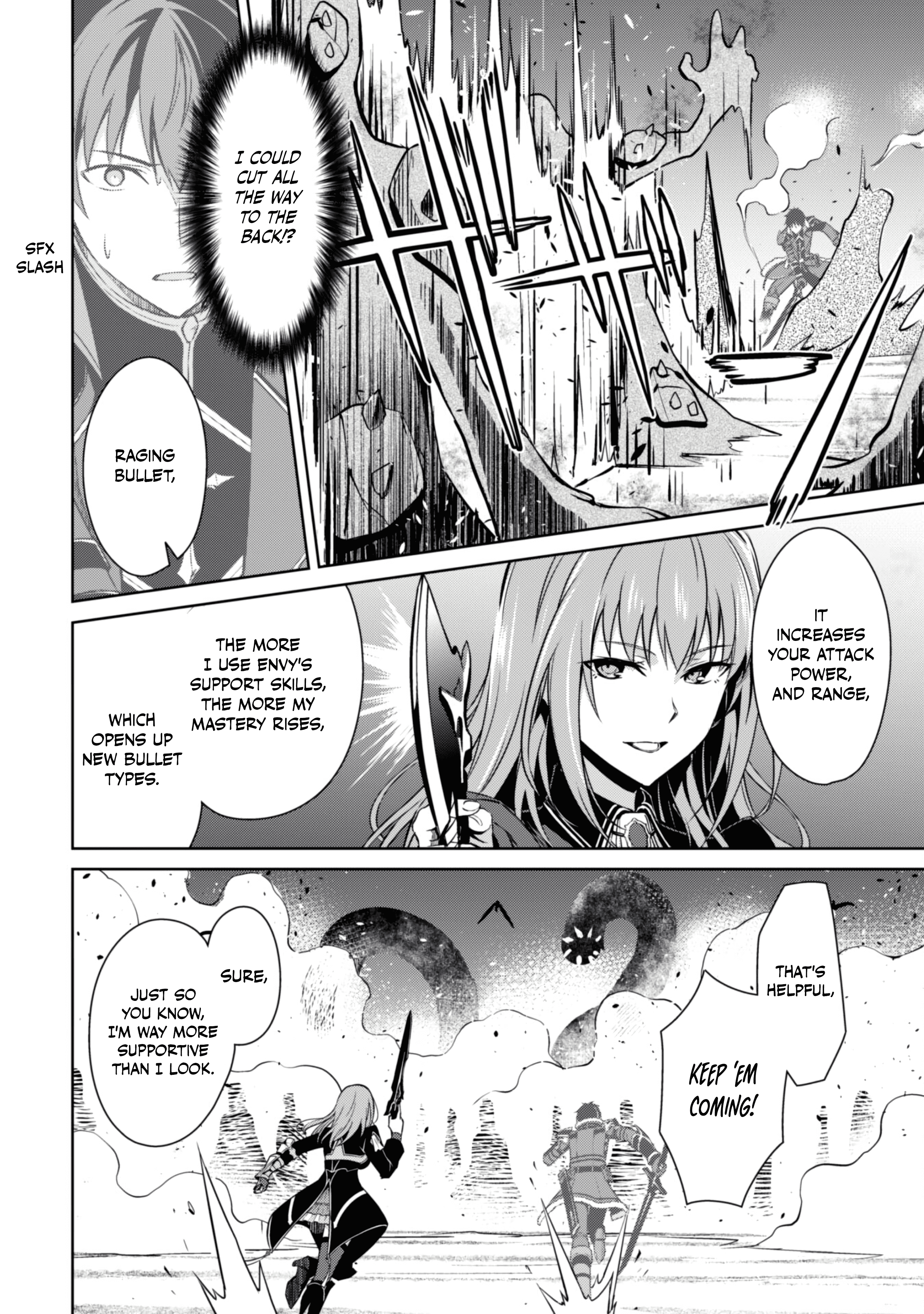 Halaman dari Boushoku no Berserk ~Ore dake Level to Iu Gainen wo Toppa suru~ Chapter 64