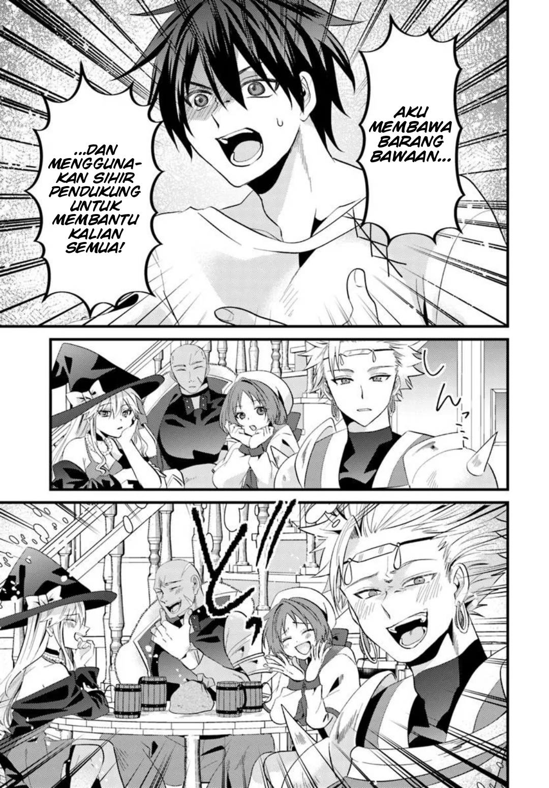 Tsuihou-kei no Akuyaku Party no Leader ni Tensei shita node, Zamaa sareru mae ni Jibun wo Tsuihou shimashita. ~Skill wo Ubau 'Steal' tte Akuyaku-sugiru kedo Tsuyosugiru . Chapter 1 - halaman 8