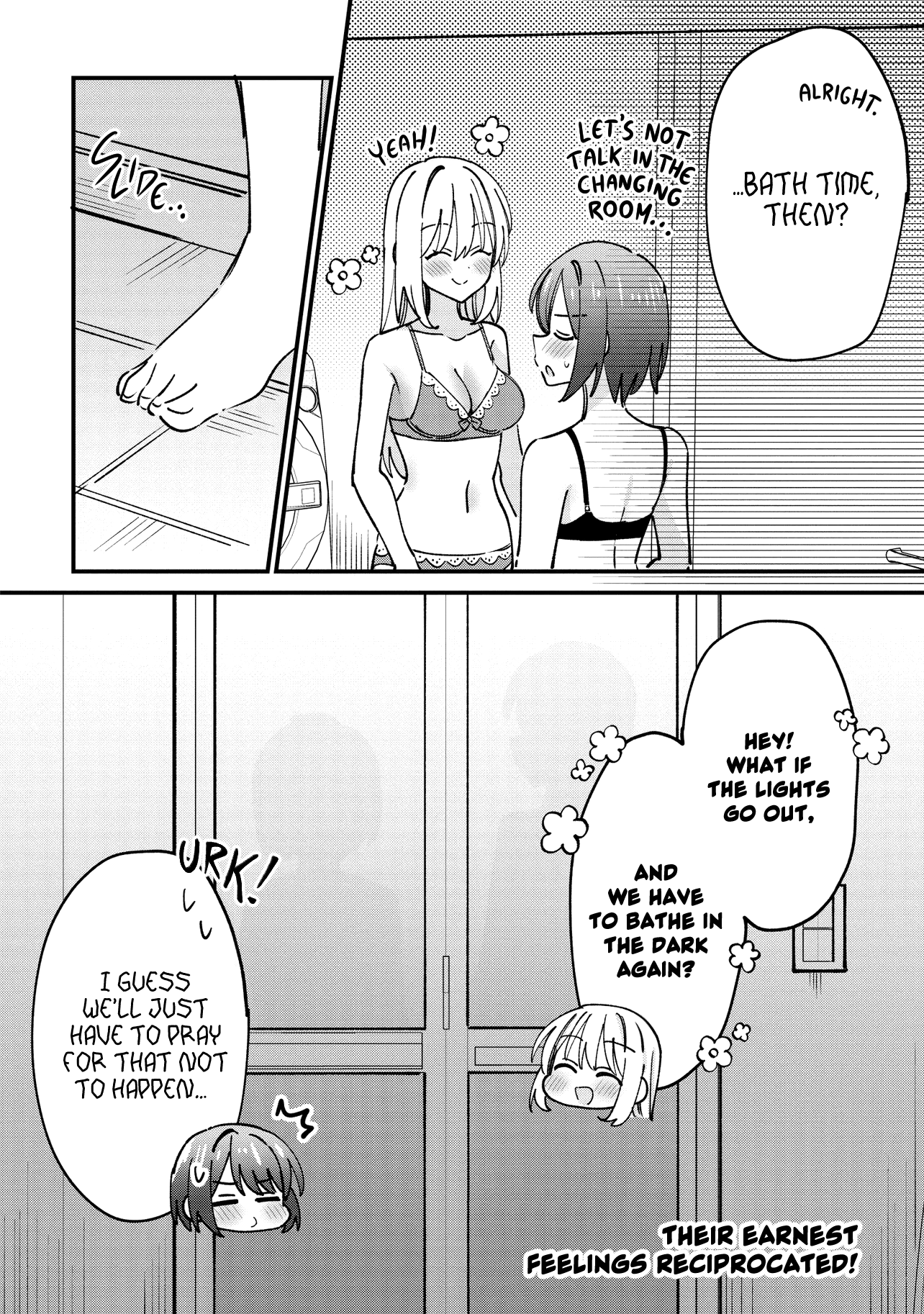 Halaman dari Kao dake yoi Classmate ga, Yatara to Guigui Kuru Yuri no Hanashi. Chapter 8.1