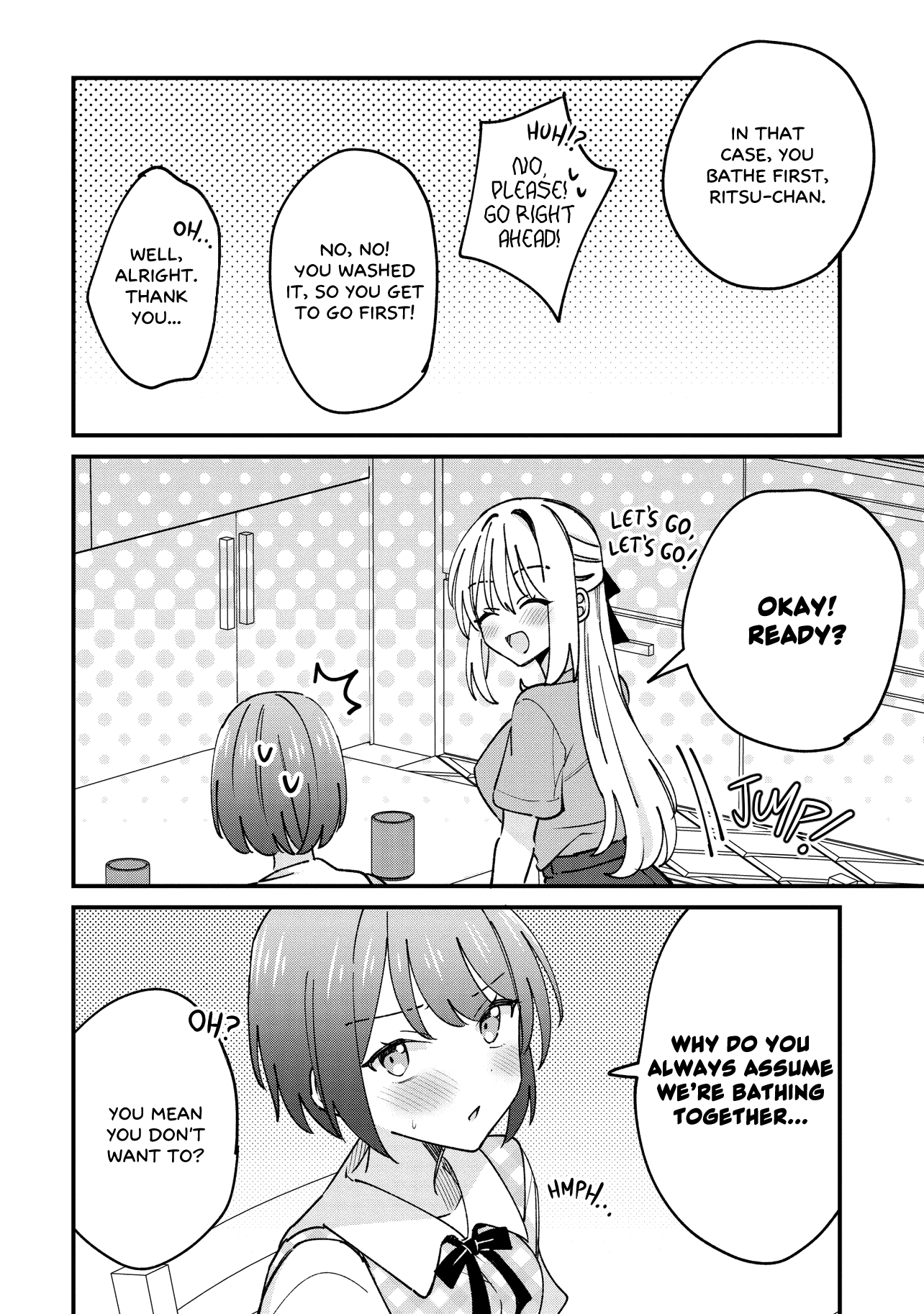 Halaman dari Kao dake yoi Classmate ga, Yatara to Guigui Kuru Yuri no Hanashi. Chapter 8.1