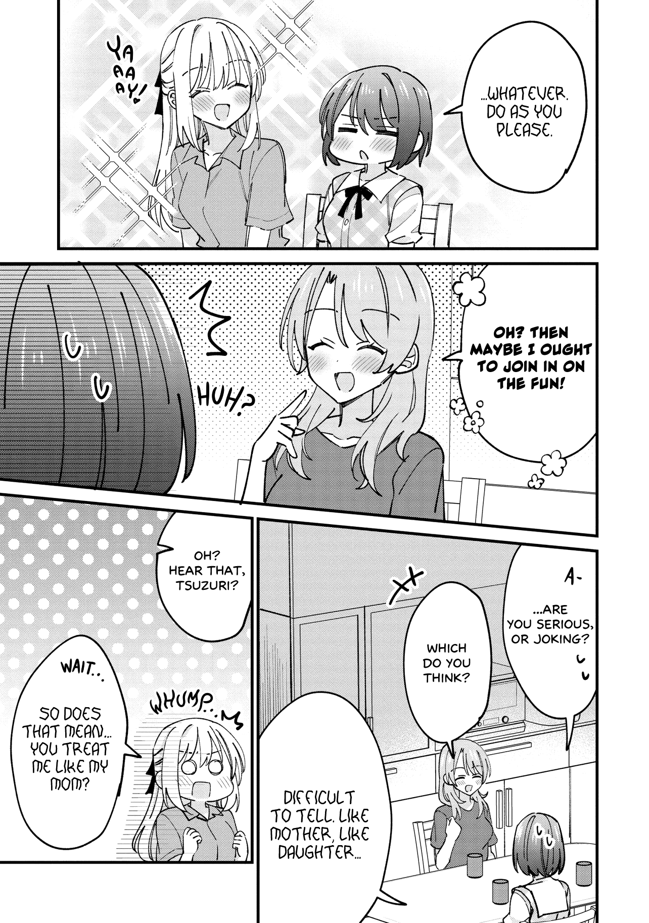Halaman dari Kao dake yoi Classmate ga, Yatara to Guigui Kuru Yuri no Hanashi. Chapter 8.1