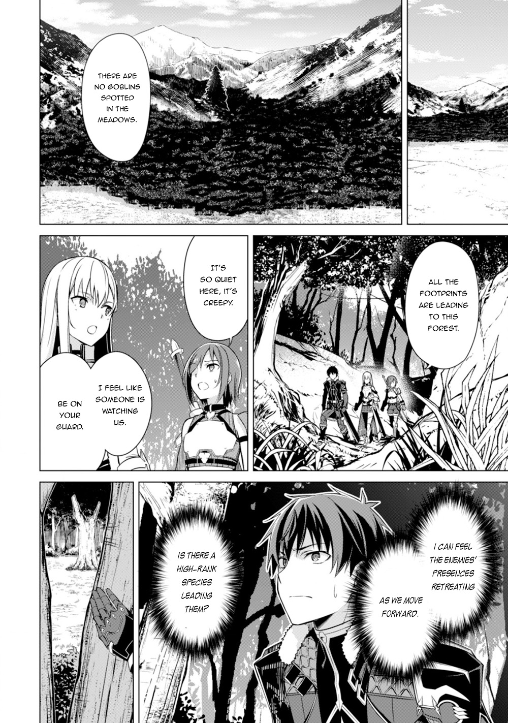 Halaman dari Boushoku no Berserk ~Ore dake Level to Iu Gainen wo Toppa suru~ Chapter 42