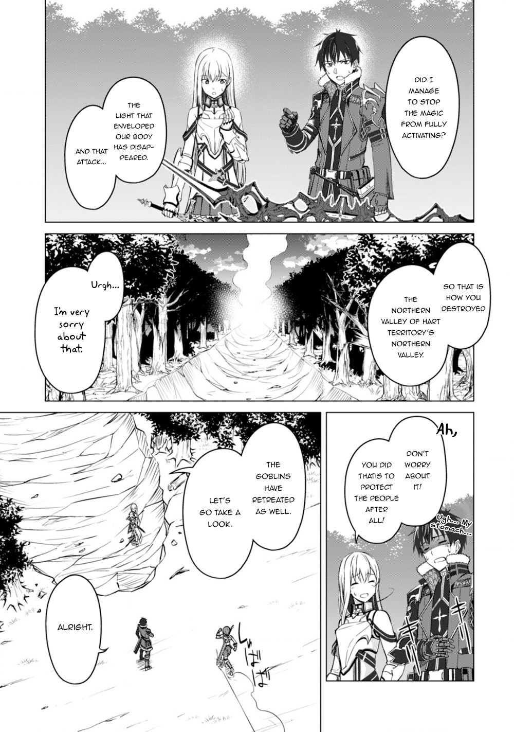 Halaman dari Boushoku no Berserk ~Ore dake Level to Iu Gainen wo Toppa suru~ Chapter 42