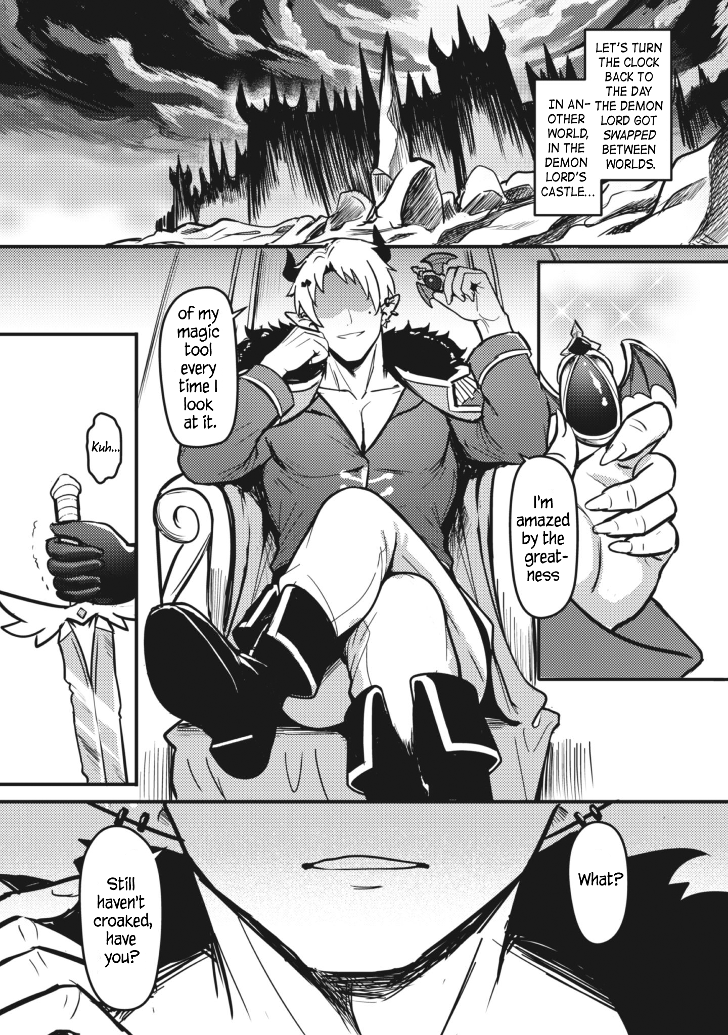 Tensei Maou-sama wa Yuusha ni Katenai! Chapter 1 Page 6