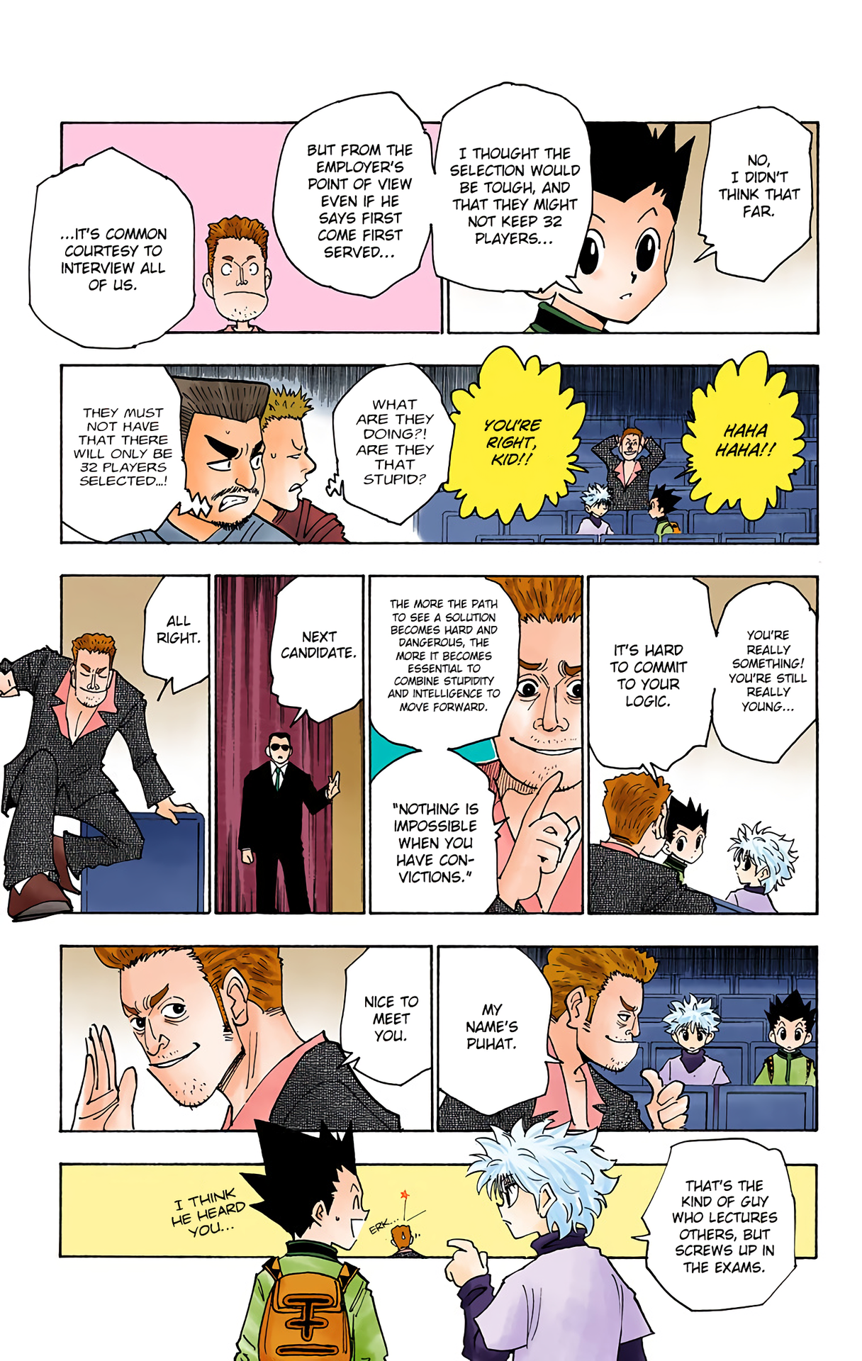 Halaman dari HUNTER x HUNTER (Official Colored) Chapter 125