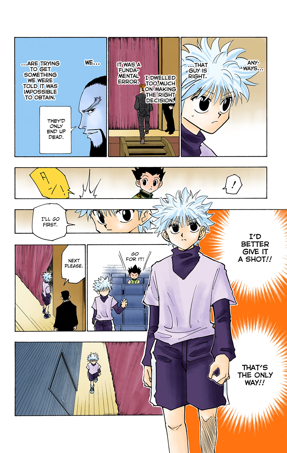 Halaman dari HUNTER x HUNTER (Official Colored) Chapter 125