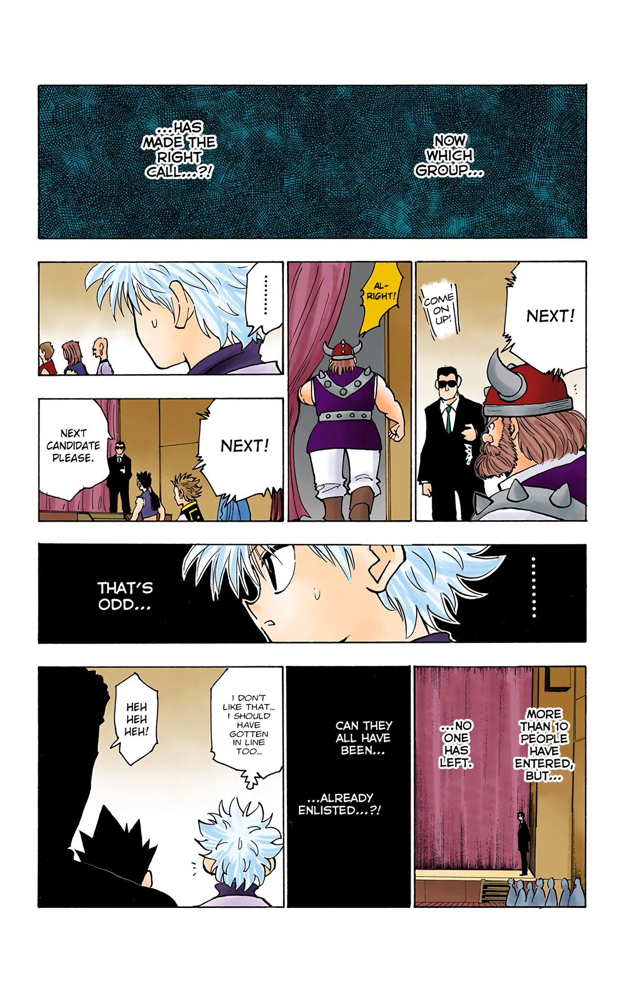 Halaman dari HUNTER x HUNTER (Official Colored) Chapter 125