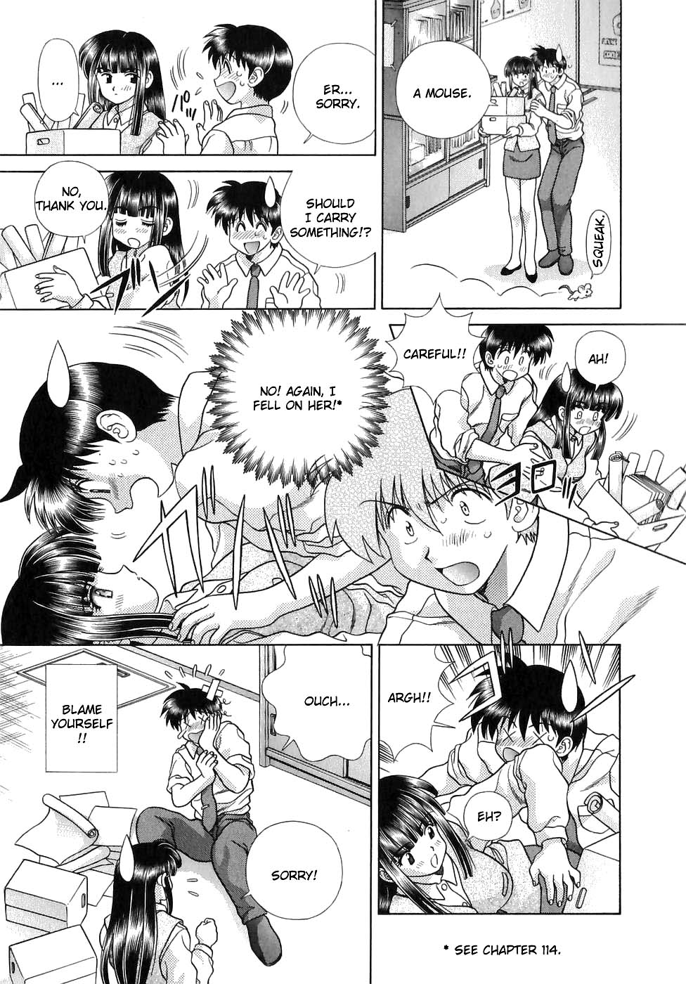 Halaman dari Futari Ecchi Chapter 125