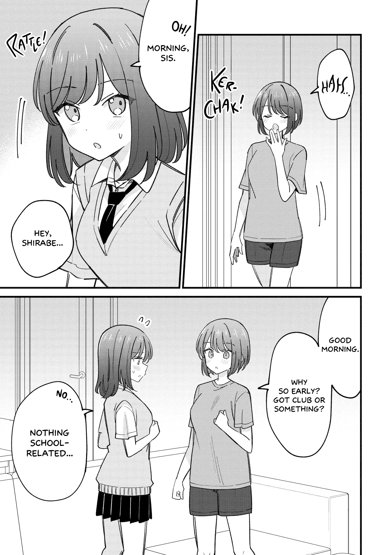 Halaman dari Kao dake yoi Classmate ga, Yatara to Guigui Kuru Yuri no Hanashi. Chapter 5