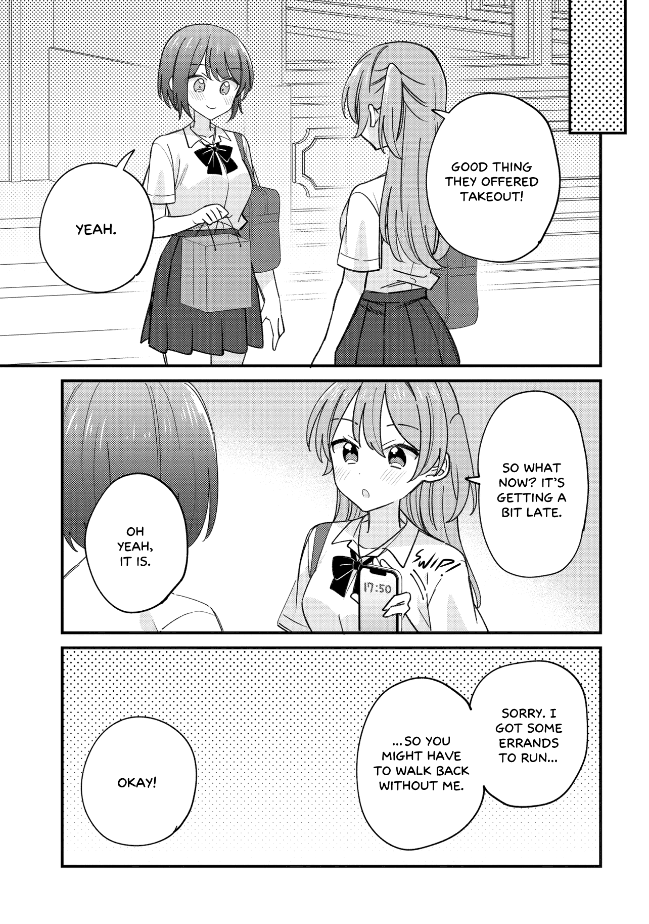 Halaman dari Kao dake yoi Classmate ga, Yatara to Guigui Kuru Yuri no Hanashi. Chapter 5