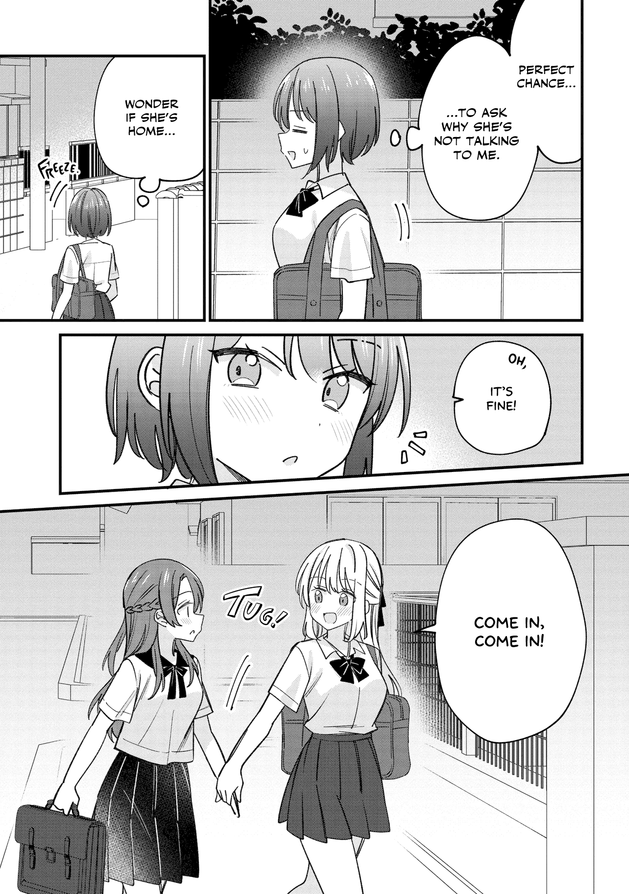 Halaman dari Kao dake yoi Classmate ga, Yatara to Guigui Kuru Yuri no Hanashi. Chapter 5