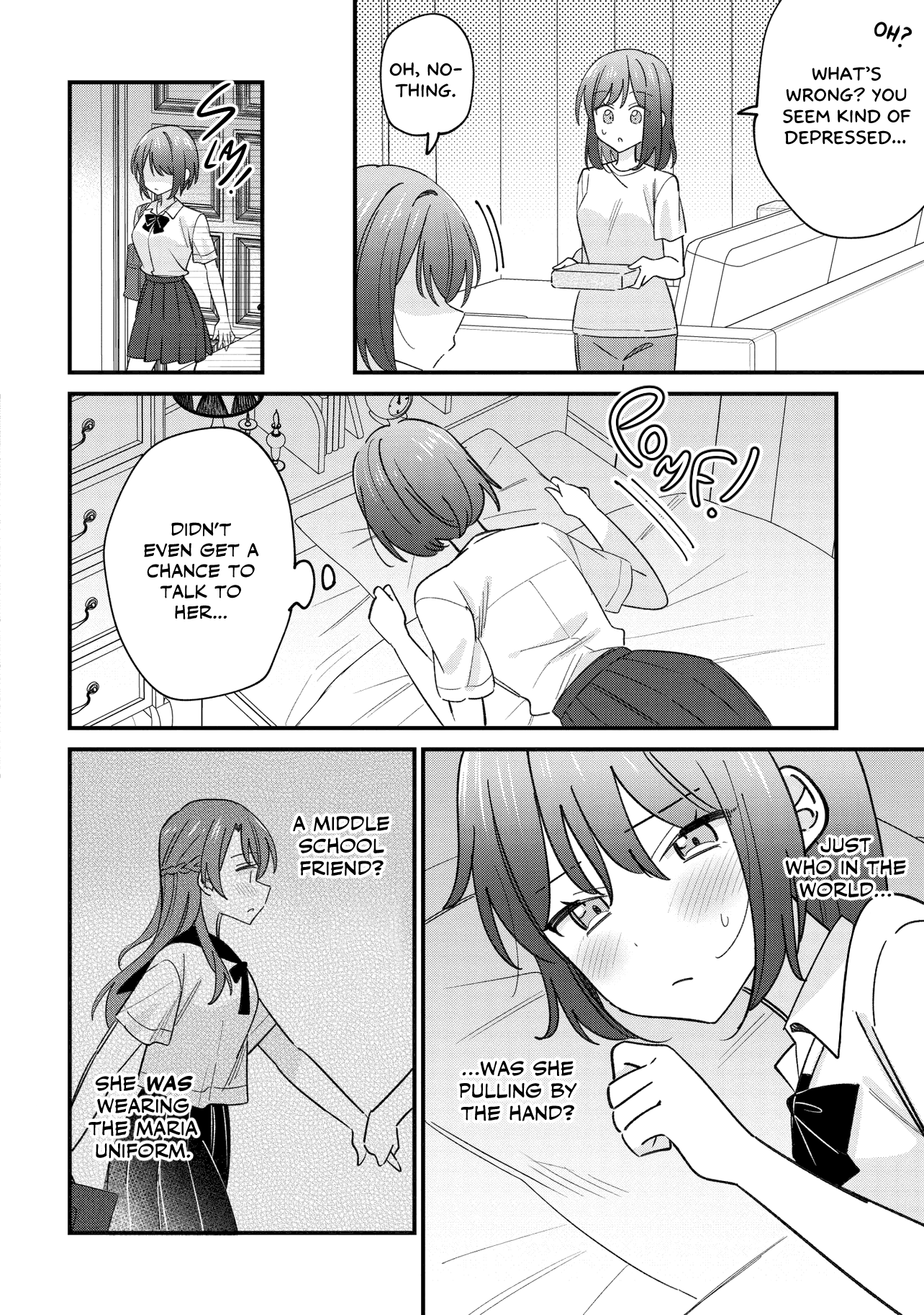 Halaman dari Kao dake yoi Classmate ga, Yatara to Guigui Kuru Yuri no Hanashi. Chapter 5