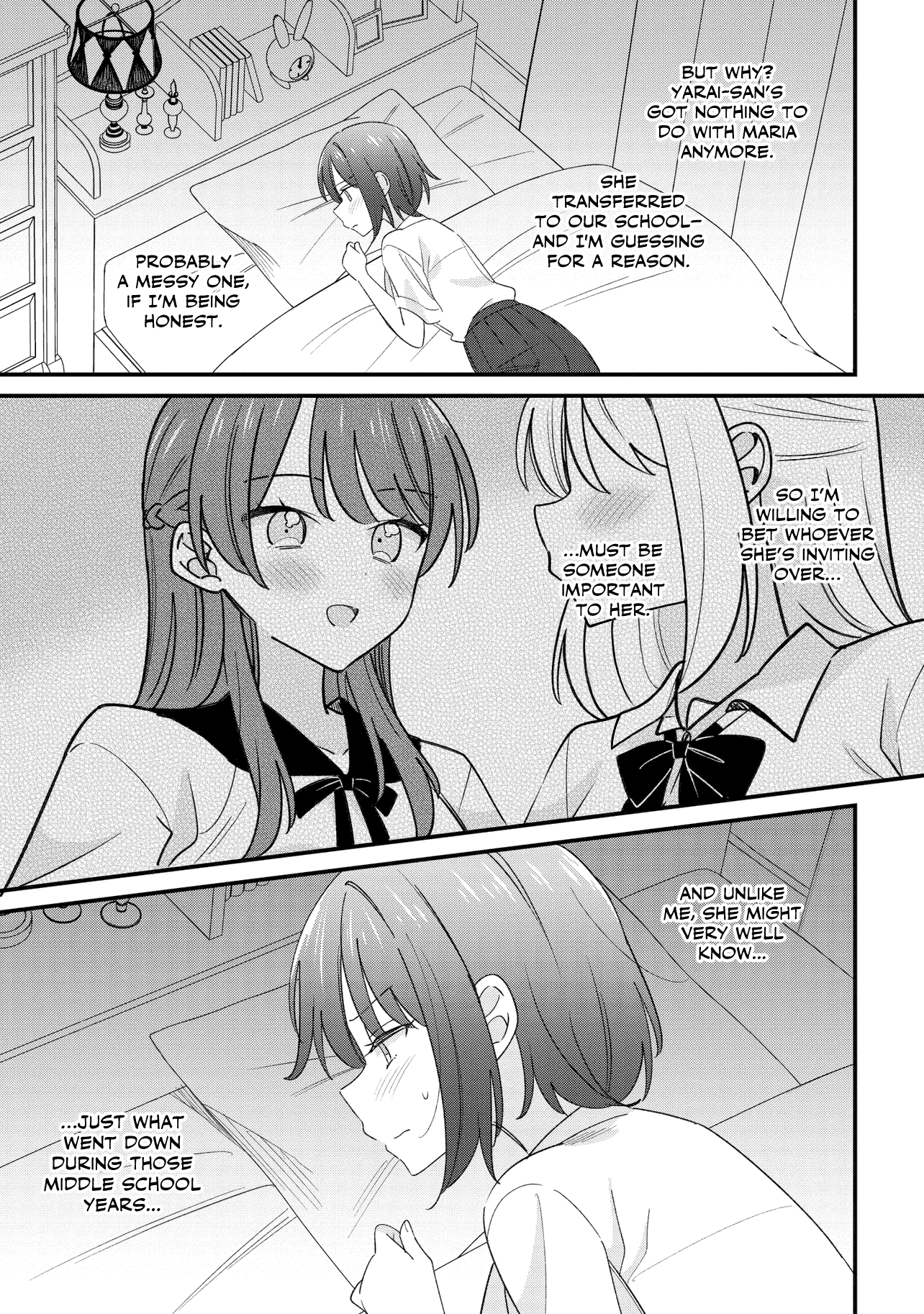 Halaman dari Kao dake yoi Classmate ga, Yatara to Guigui Kuru Yuri no Hanashi. Chapter 5