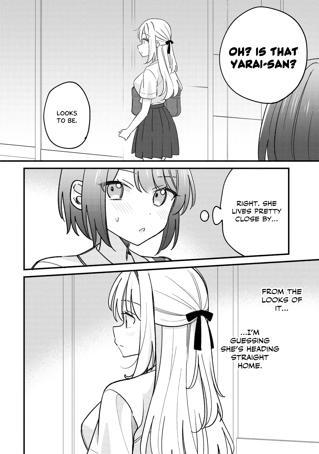 Halaman dari Kao dake yoi Classmate ga, Yatara to Guigui Kuru Yuri no Hanashi. Chapter 5
