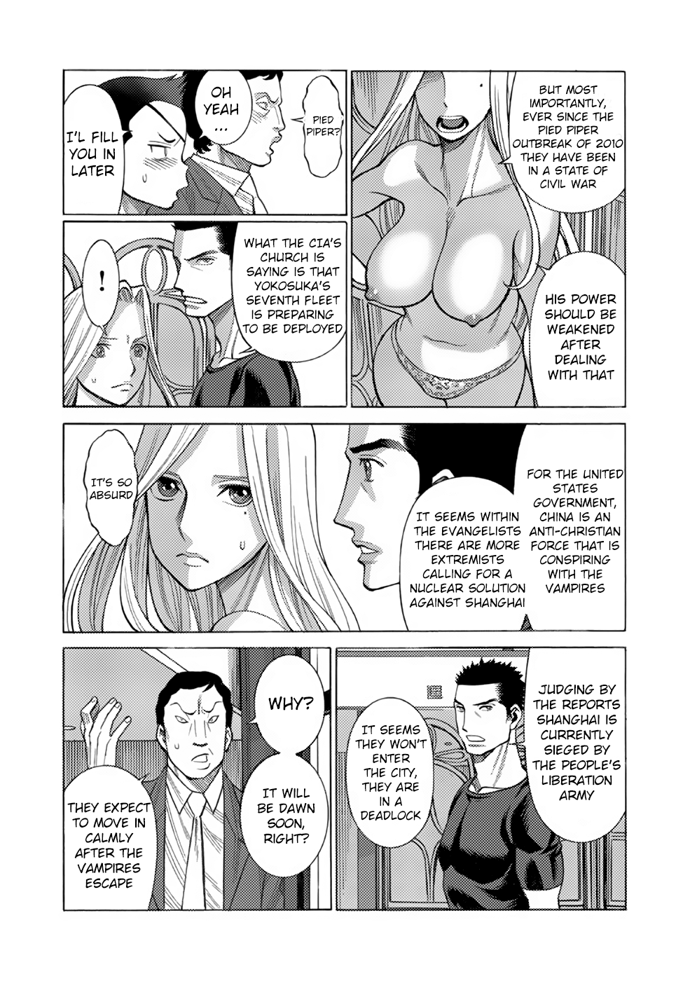 Halaman dari Dance in the Vampire Bund A.S.O. Chapter 7