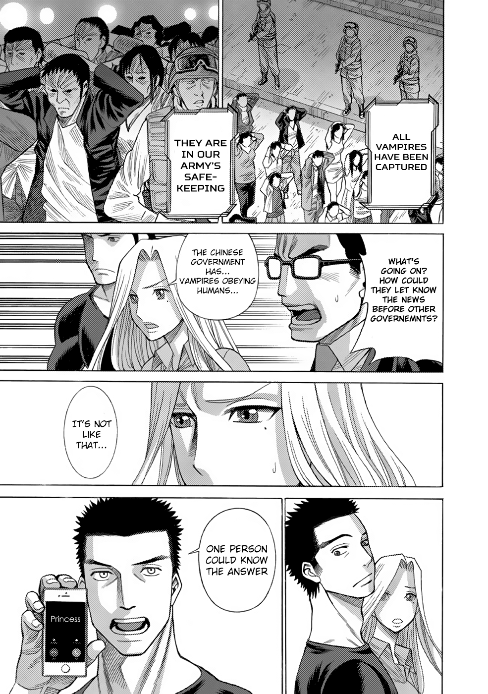 Halaman dari Dance in the Vampire Bund A.S.O. Chapter 7
