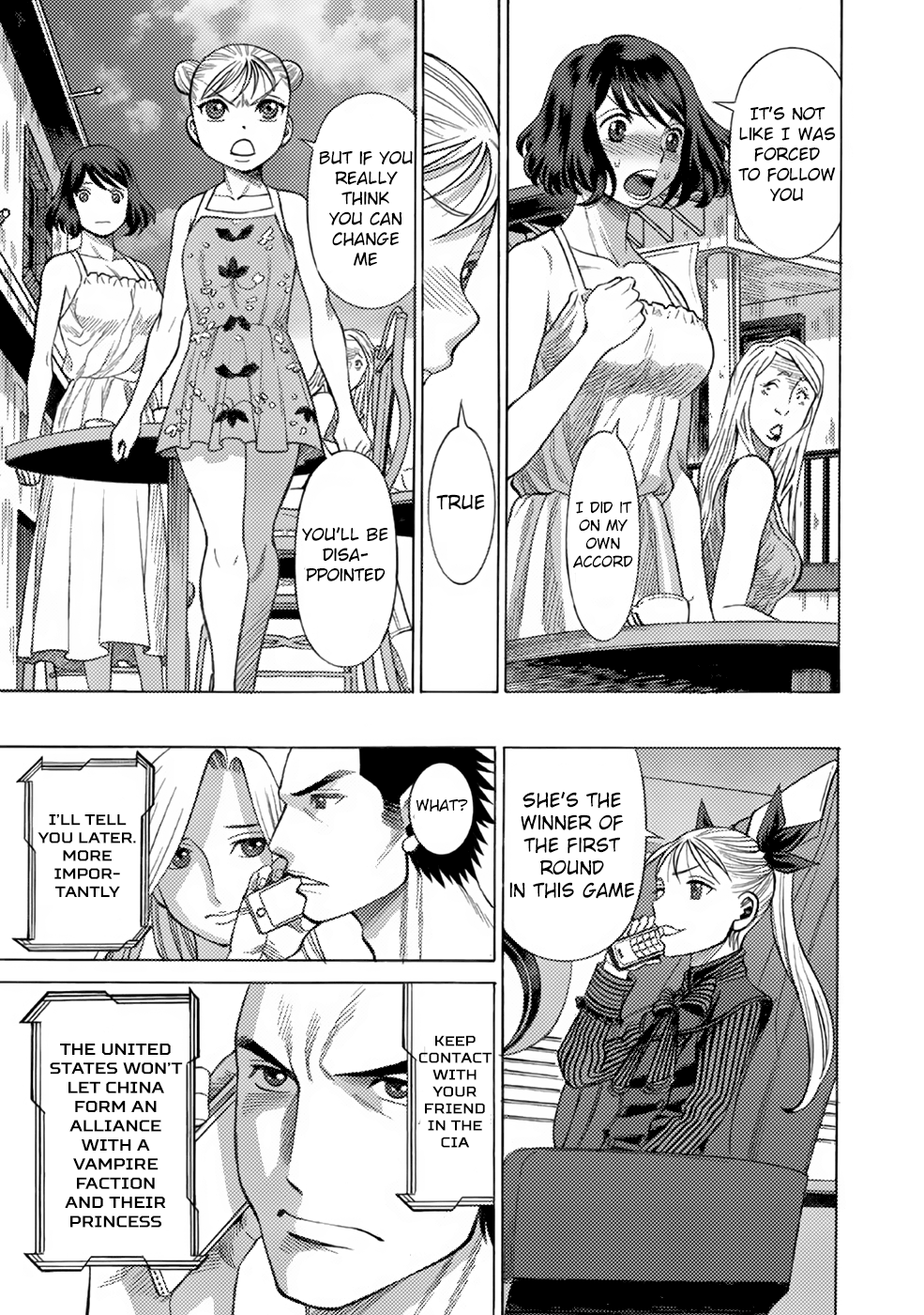 Halaman dari Dance in the Vampire Bund A.S.O. Chapter 7