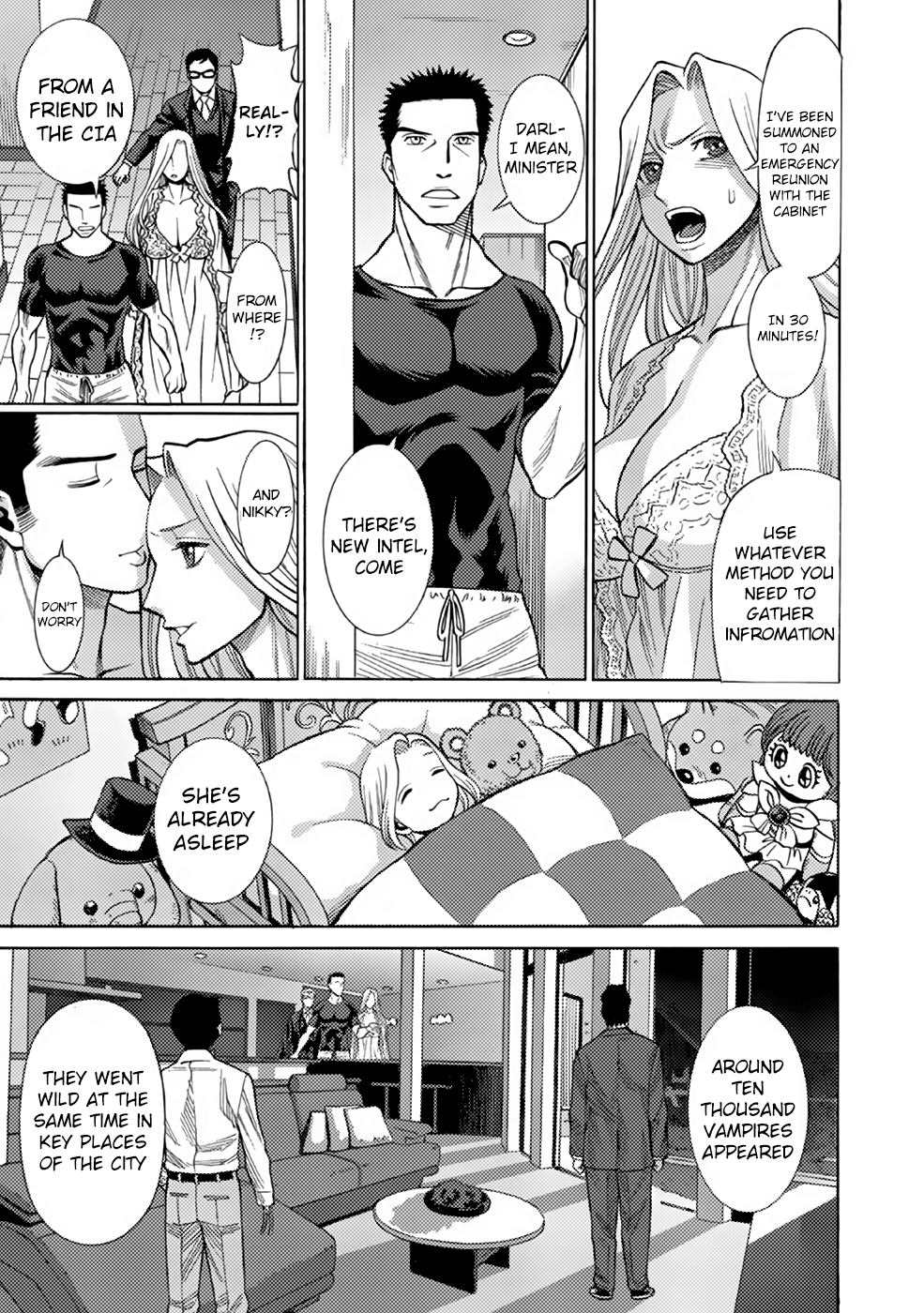 Halaman dari Dance in the Vampire Bund A.S.O. Chapter 7