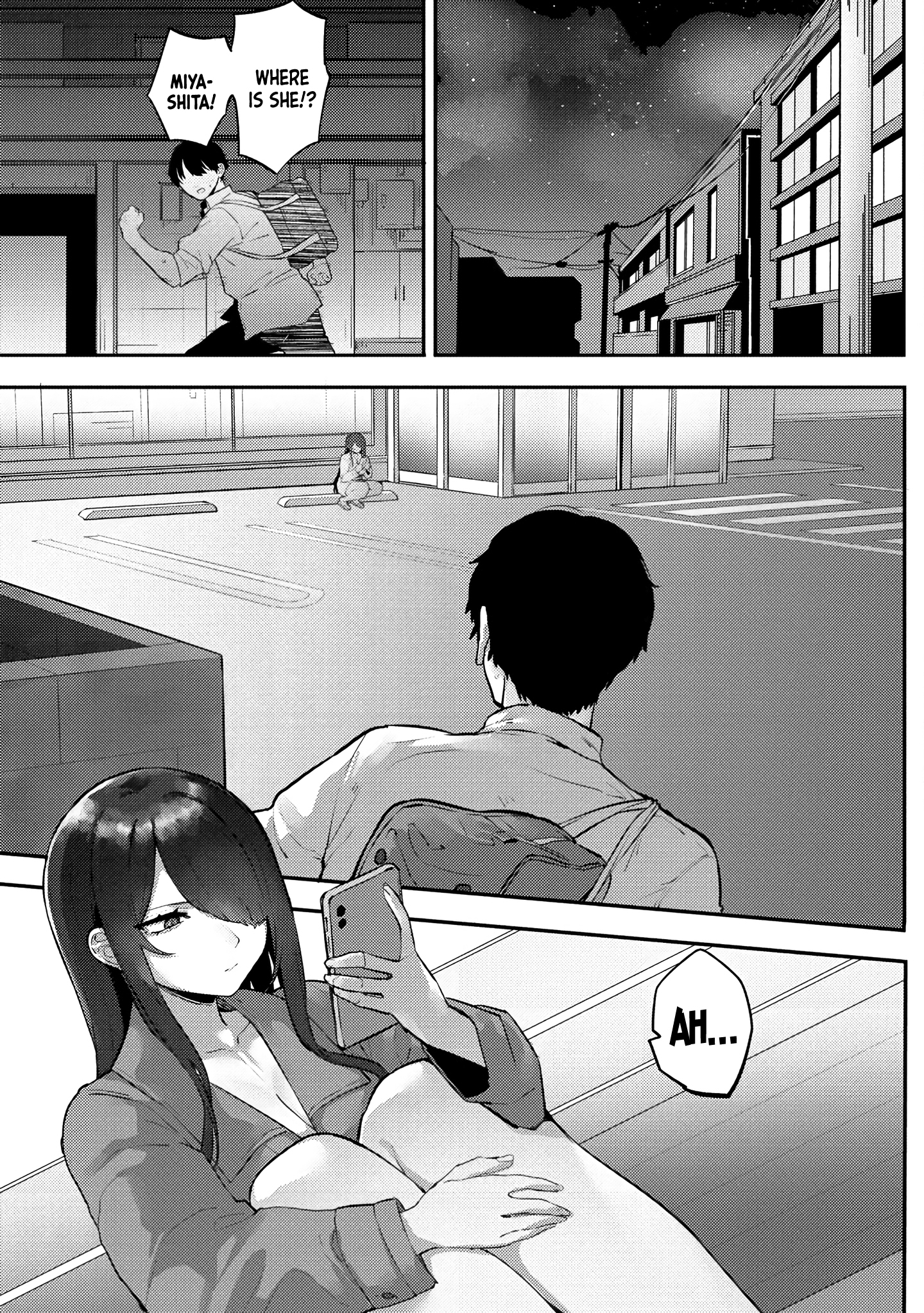 Halaman dari Mukuchina Miyashita-san no Shikiyoku Channel Chapter 9