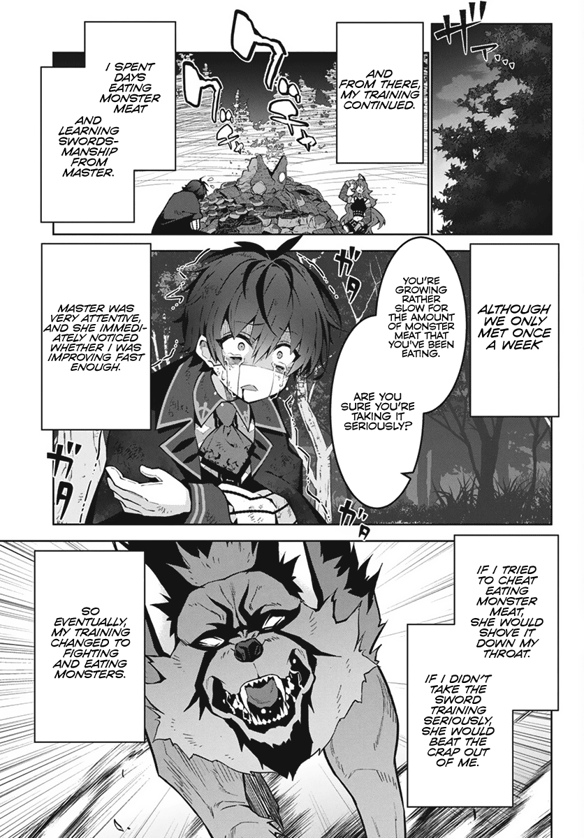 Halaman dari Monster no Niku o Kutte Itara Oui no Tsuita Ken Chapter 1