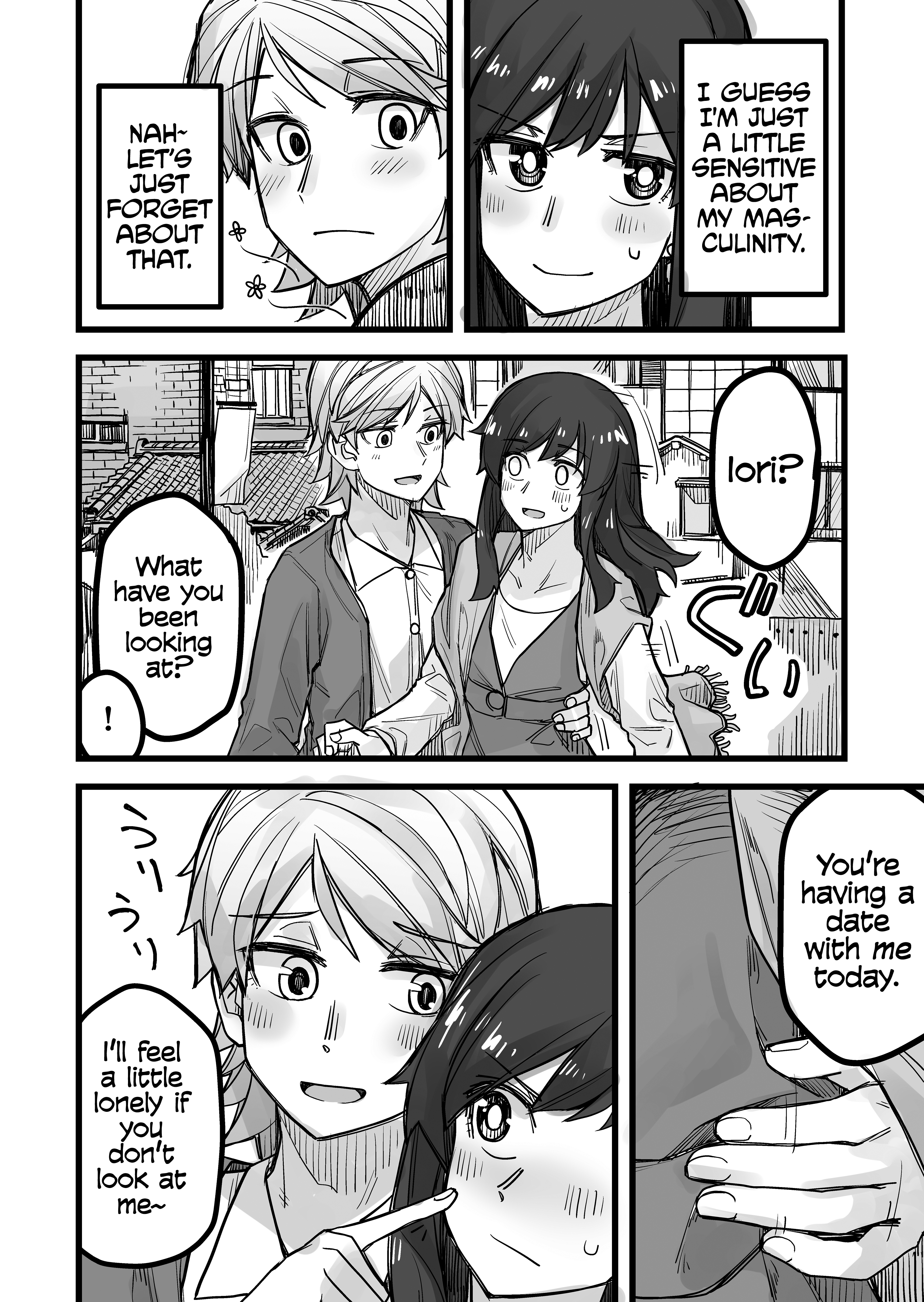 Halaman dari Ikemen Joshi to Josou Danshi Chapter 39