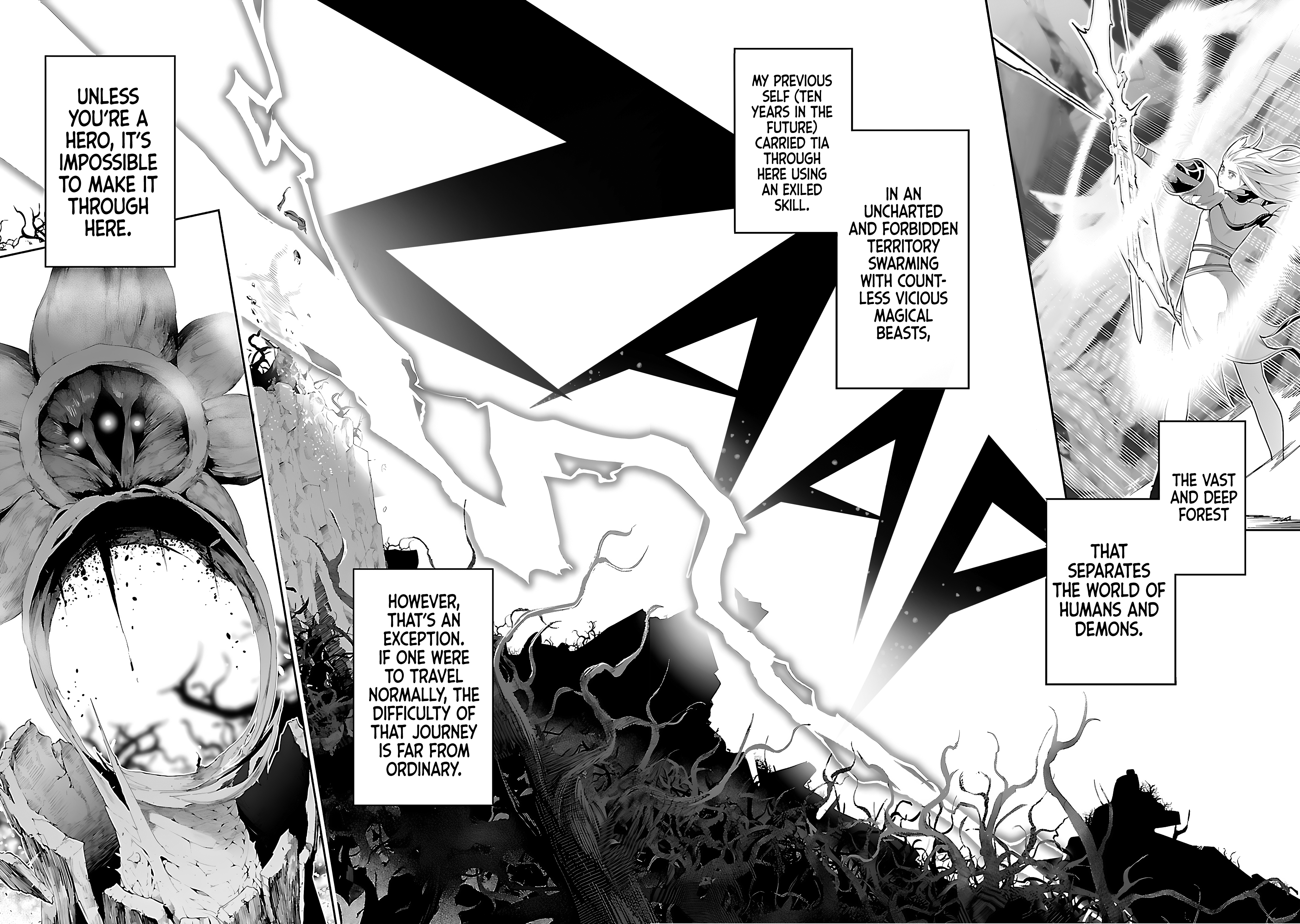 Halaman dari Tsuihousareru Tabi ni Skill wo Te ni Ireta Ore ga, 100 no Isekai de 2-shuume Musou Chapter 13