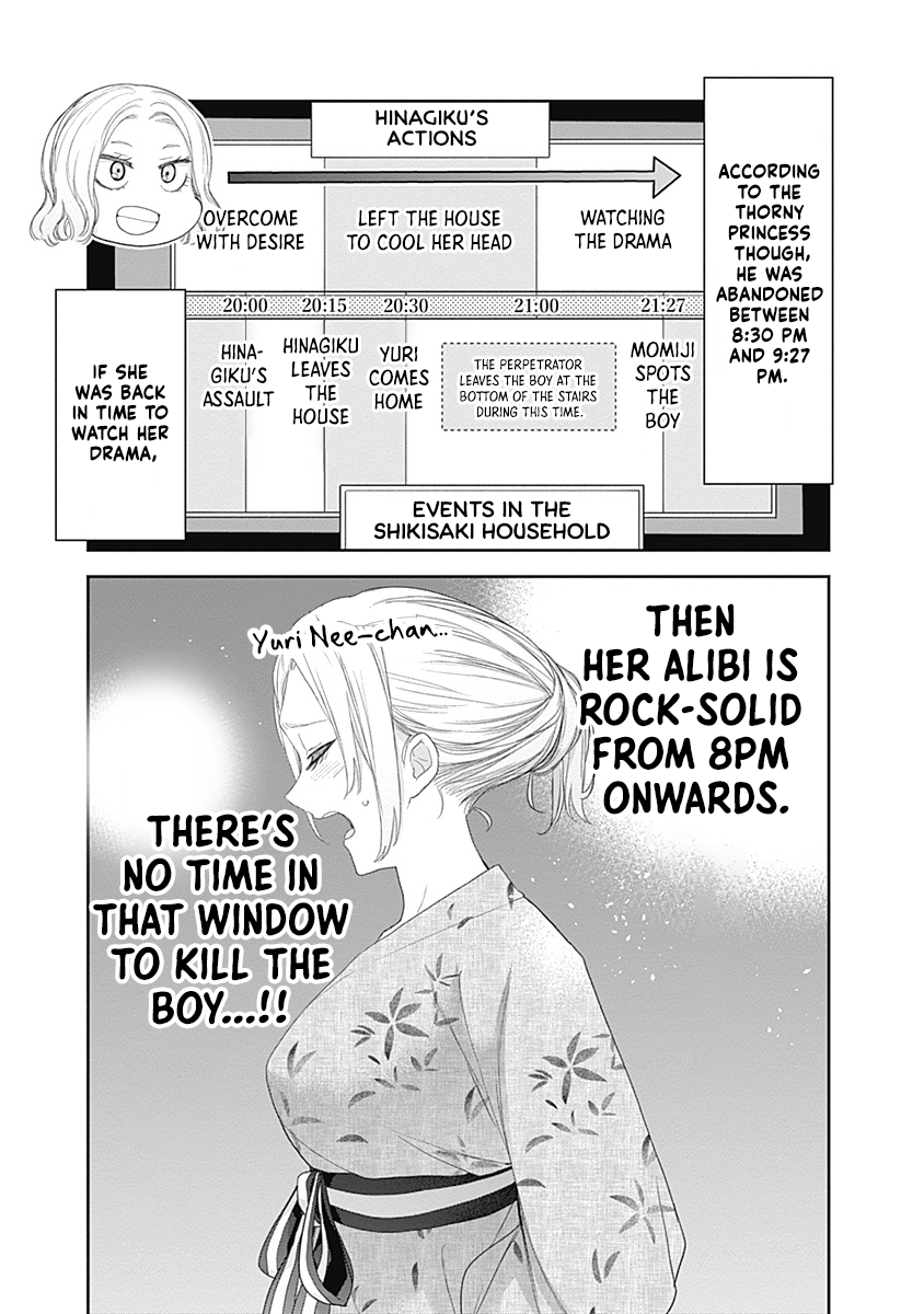 Halaman dari Shikisaki Shimai wa Abakaretai Chapter 33