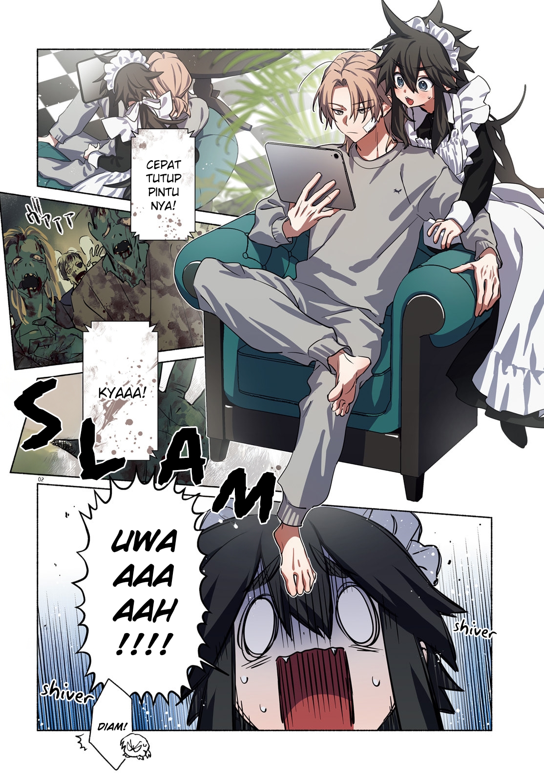 Toudou-kun Chi no Maid Shota Chapter 14 - halaman 3