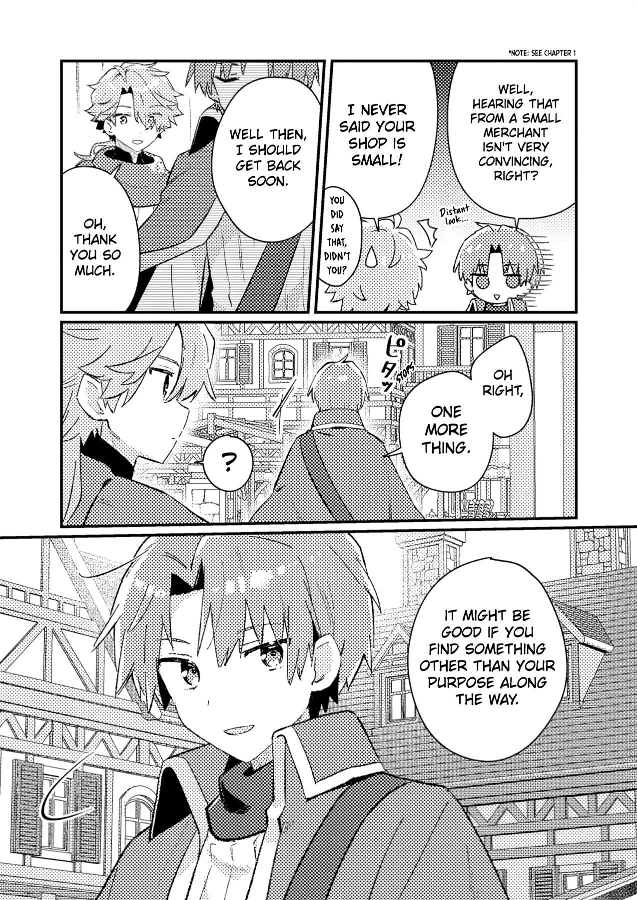 Halaman dari Isekai Shounin - Skill <Isekai Tokou> wo Kushi Shite, Yuuyuu Jiteki na Okanemochi Slow Life wo Okurimasu Chapter 5