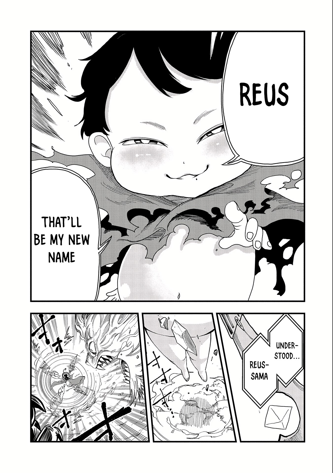 Halaman dari Umareta Chokugo ni Suterareta kedo, Zensei ga Taikensha datta node Yoyuu de Ikitemasu ~Saikyou Akachan Daibousou~ Chapter 1