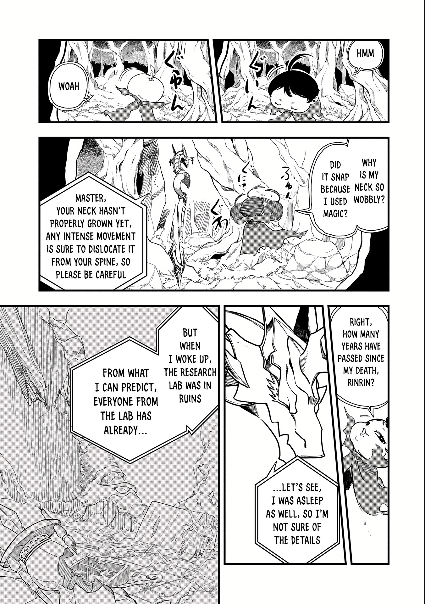 Halaman dari Umareta Chokugo ni Suterareta kedo, Zensei ga Taikensha datta node Yoyuu de Ikitemasu ~Saikyou Akachan Daibousou~ Chapter 1