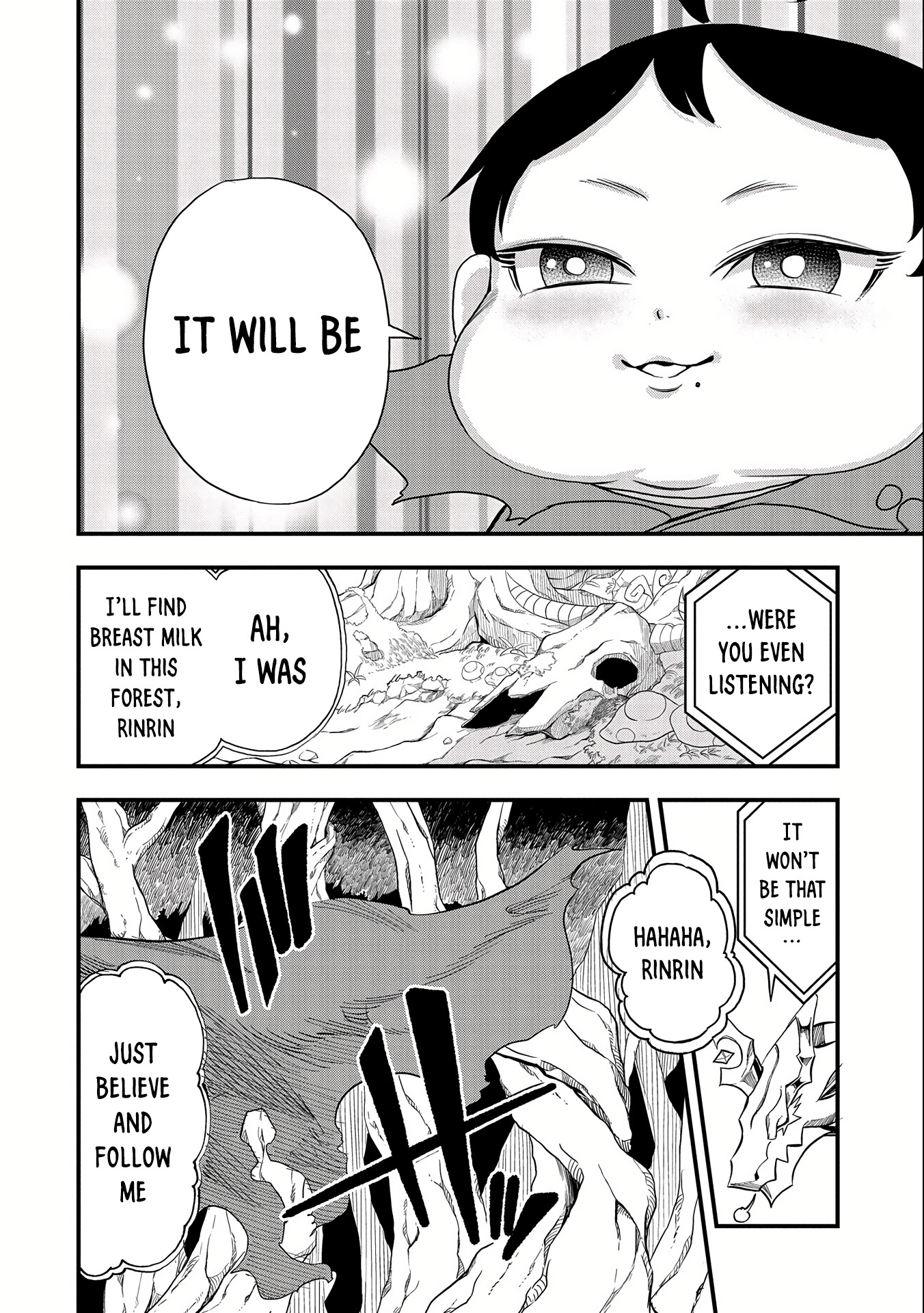 Halaman dari Umareta Chokugo ni Suterareta kedo, Zensei ga Taikensha datta node Yoyuu de Ikitemasu ~Saikyou Akachan Daibousou~ Chapter 1