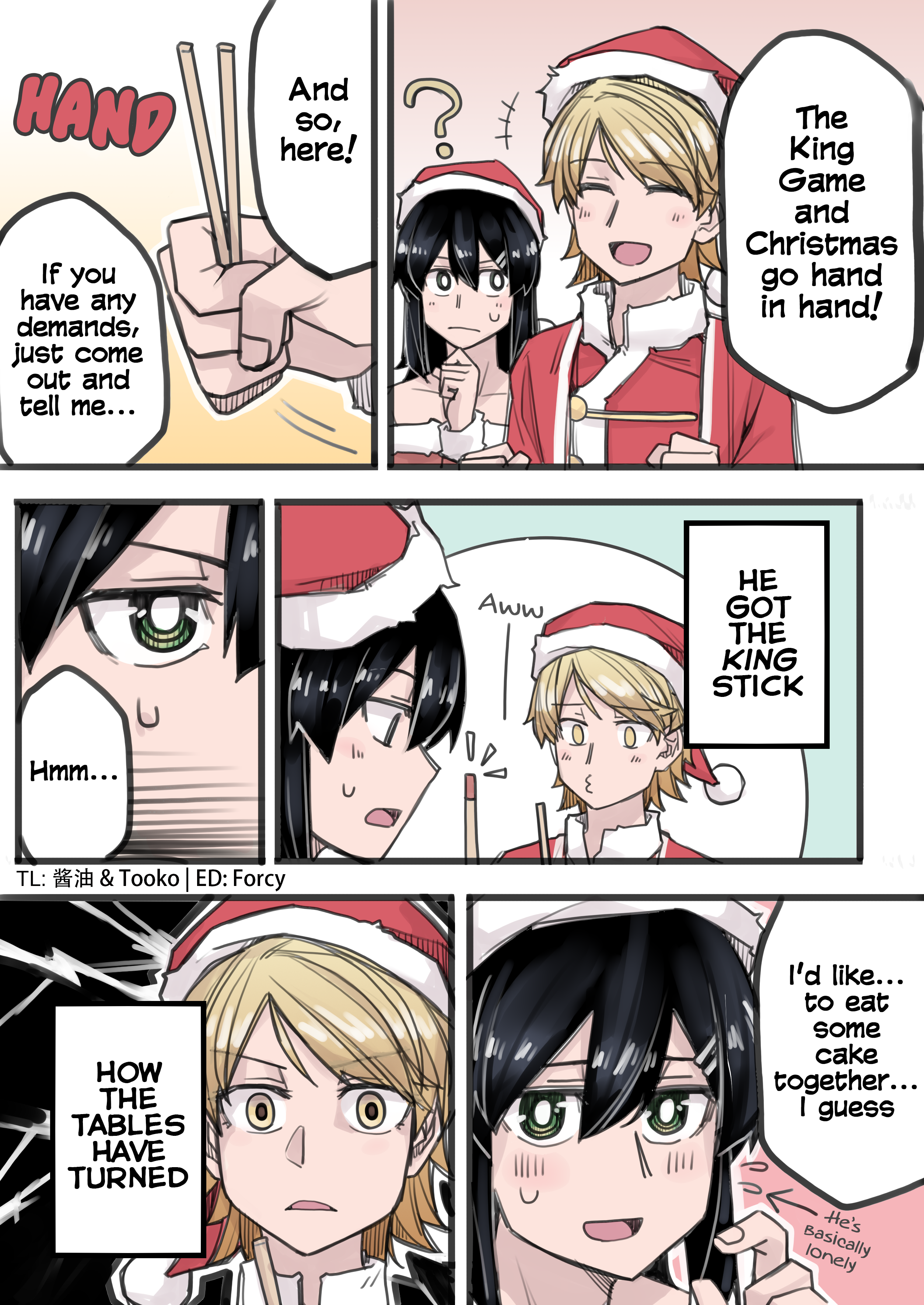 Halaman dari Ikemen Joshi to Josou Danshi Chapter 25.5