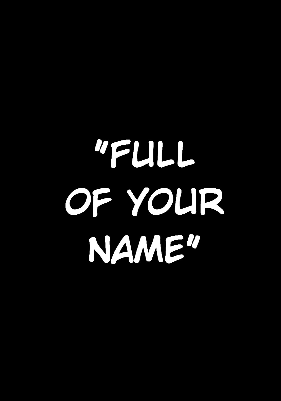 Chapter 2 – Full of Your Name page