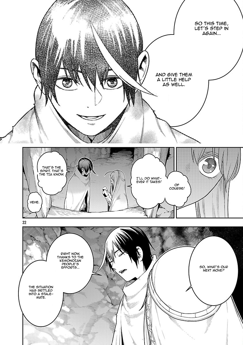 Halaman dari Tsuihousareru Tabi ni Skill wo Te ni Ireta Ore ga, 100 no Isekai de 2-shuume Musou Chapter 22