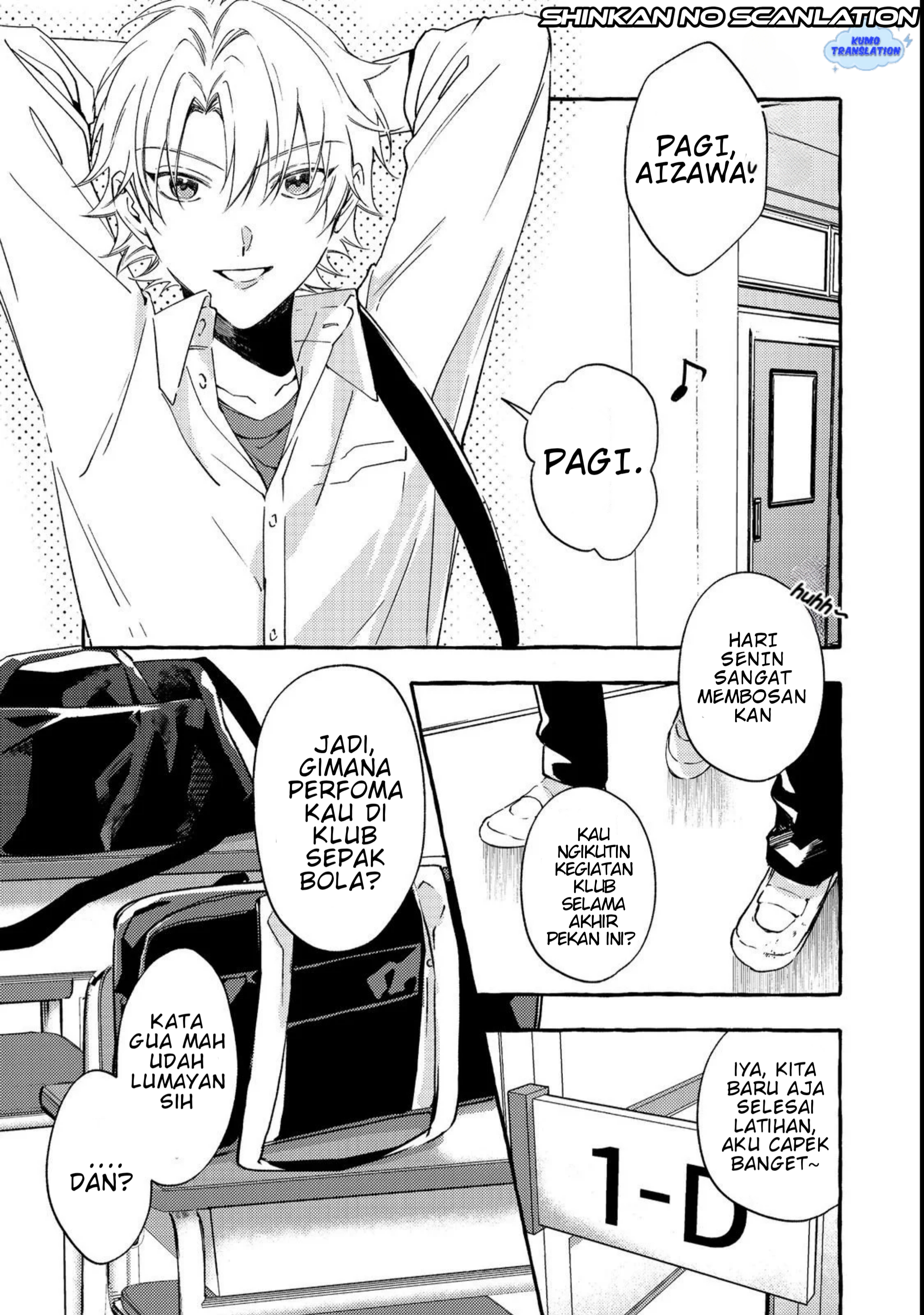 Gakuen no Madonna no Watanabe-san ga, Nazeka Maishuu Yotei wo Kiitekuru @comic Chapter 2 - halaman 5
