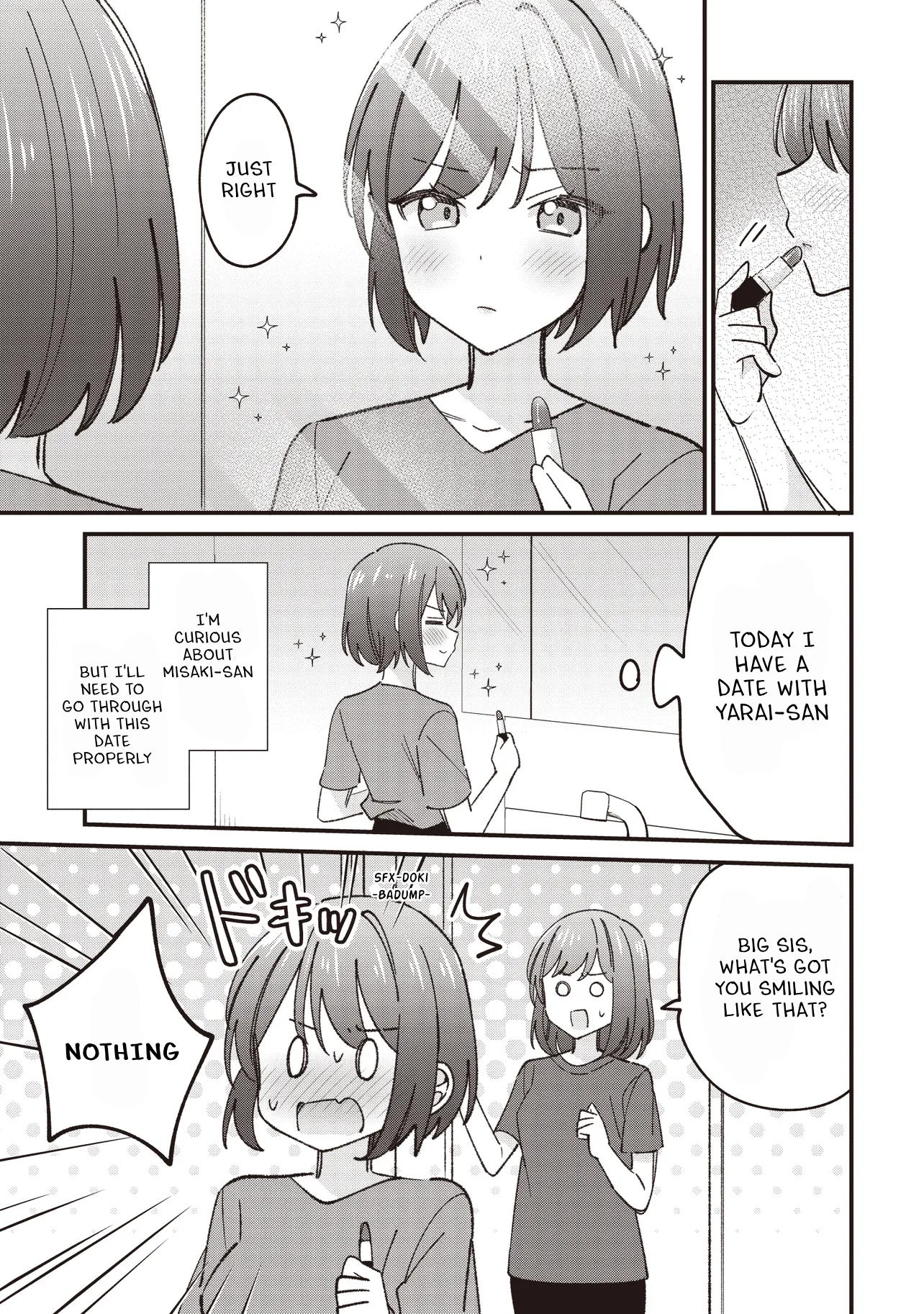 Halaman dari Kao dake yoi Classmate ga, Yatara to Guigui Kuru Yuri no Hanashi. Chapter 7