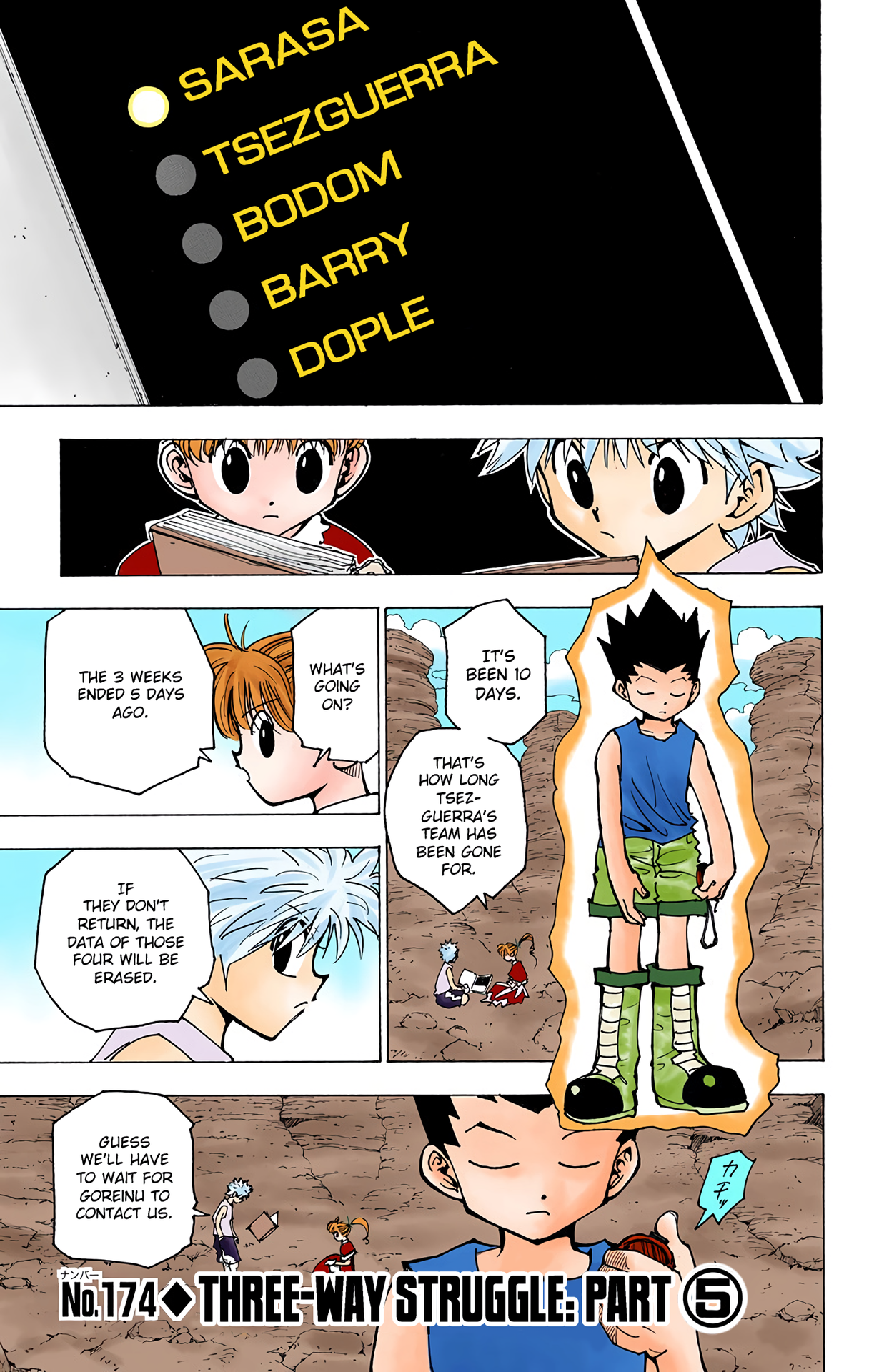 Halaman dari HUNTER x HUNTER (Official Colored) Chapter 174