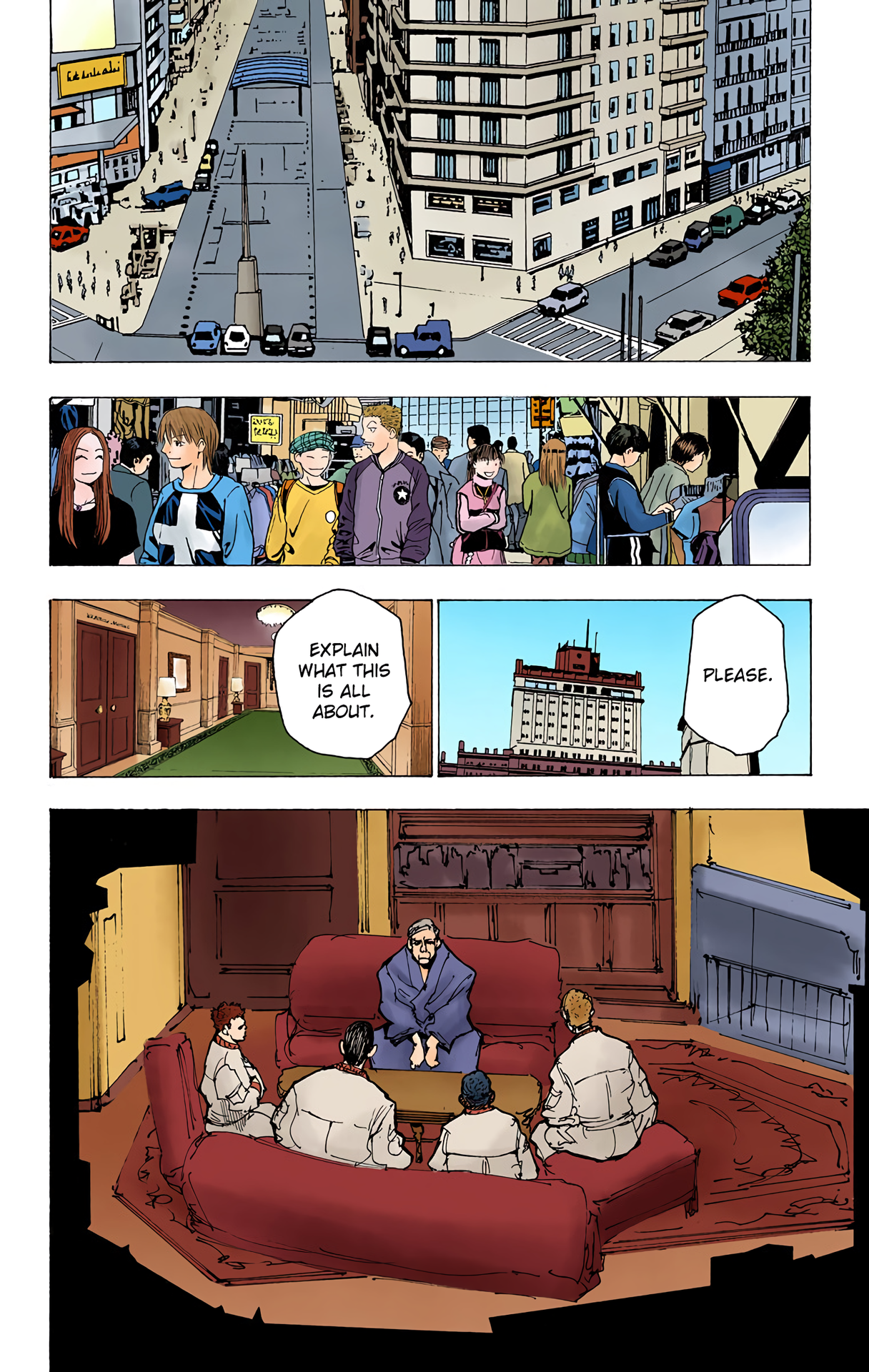 Halaman dari HUNTER x HUNTER (Official Colored) Chapter 174