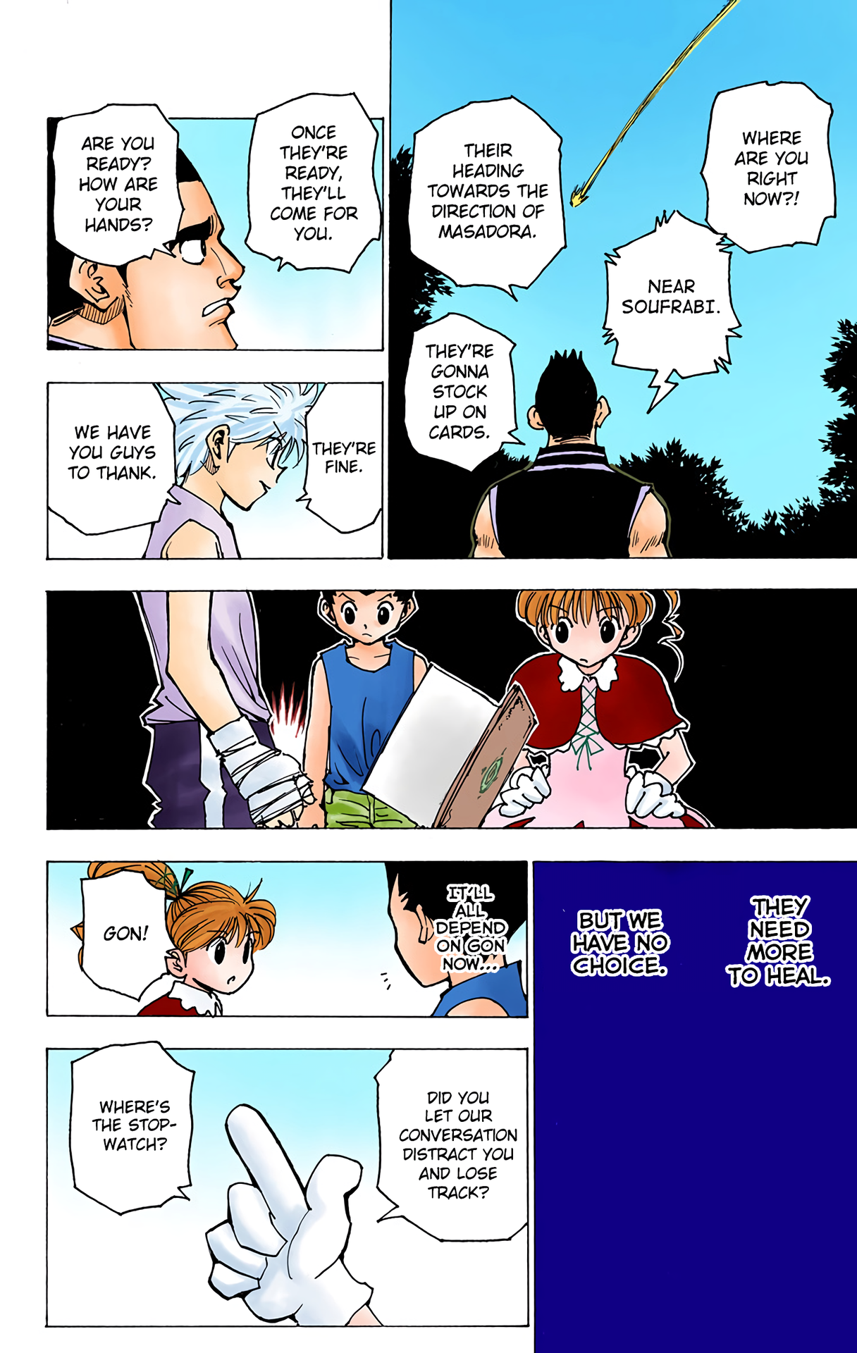 Halaman dari HUNTER x HUNTER (Official Colored) Chapter 174