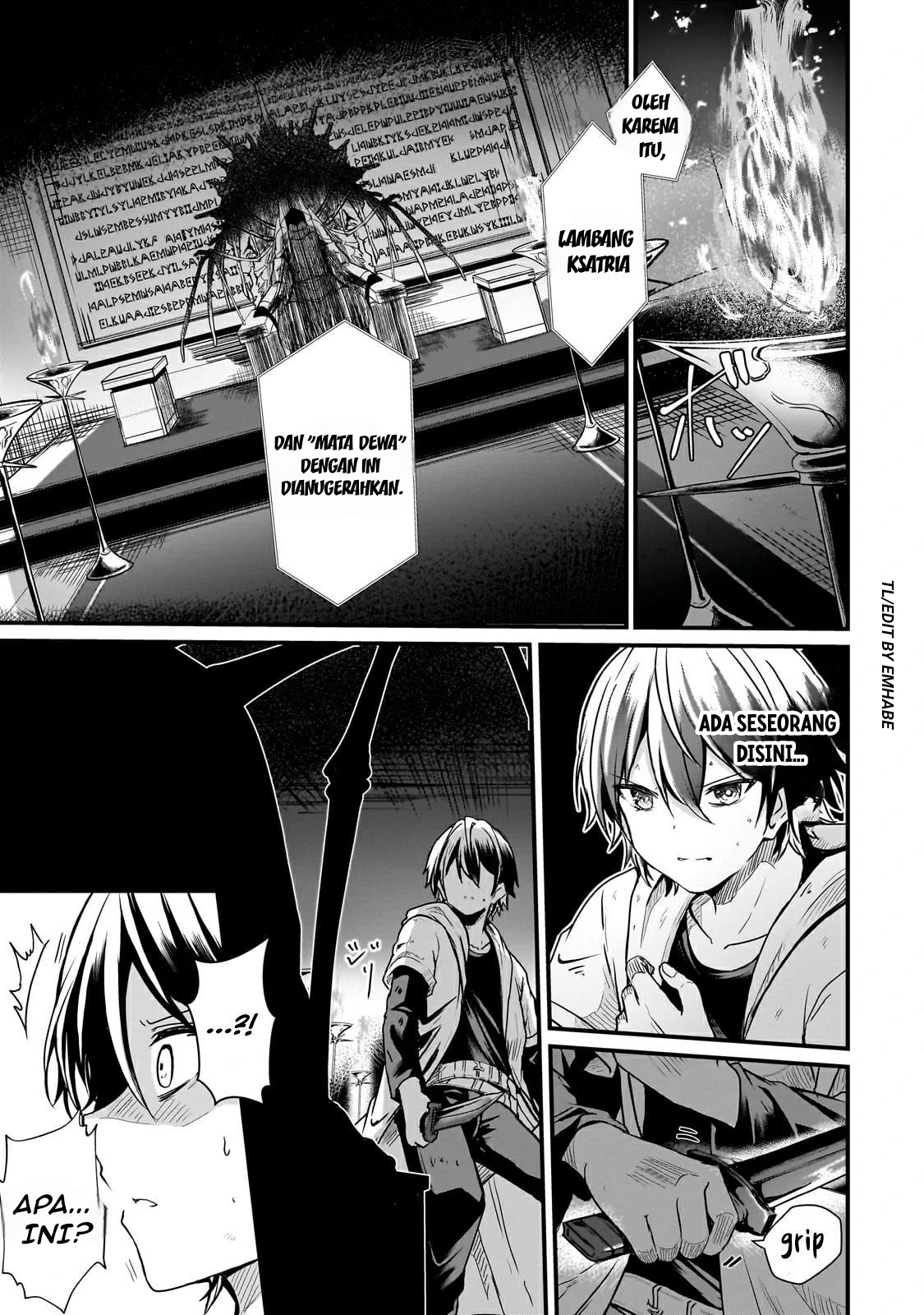 Hai no Sekai wa Kami no Me de Irozuku: Ore dake Mieru Status de, Saijaku kara Saikyou e Kakeagaru Chapter 8 - halaman 7