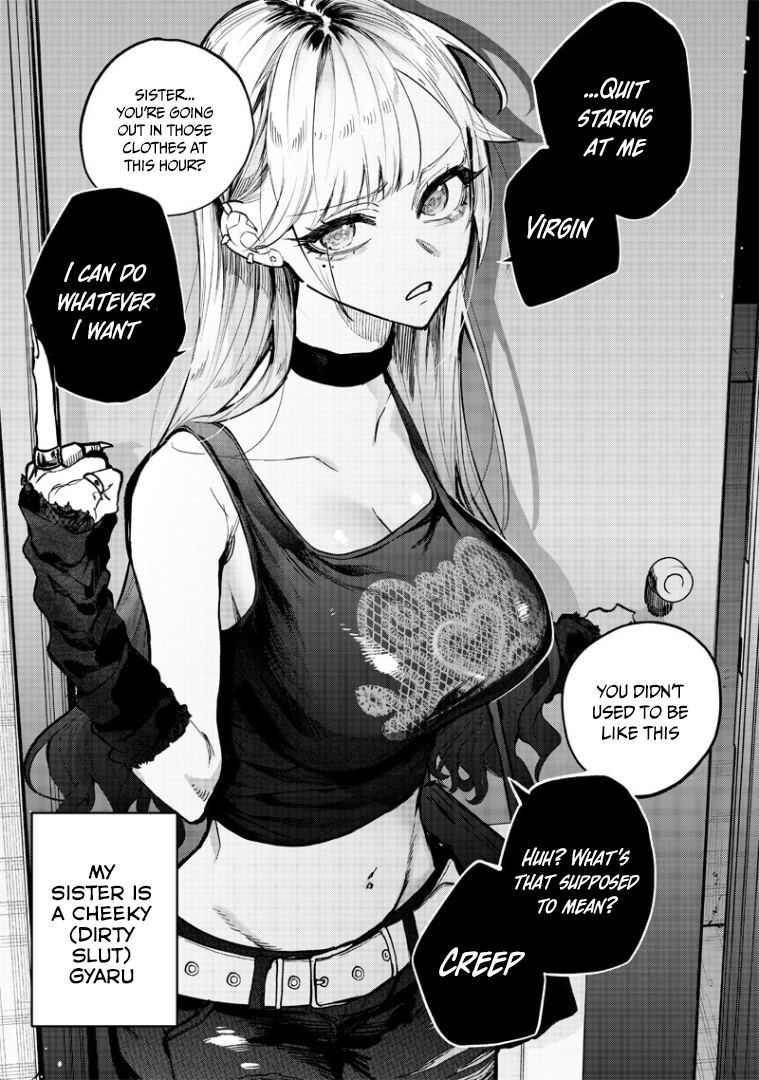 Halaman dari Namaiki na Gal Ane wo Wakaraseru Hanashi Chapter 1