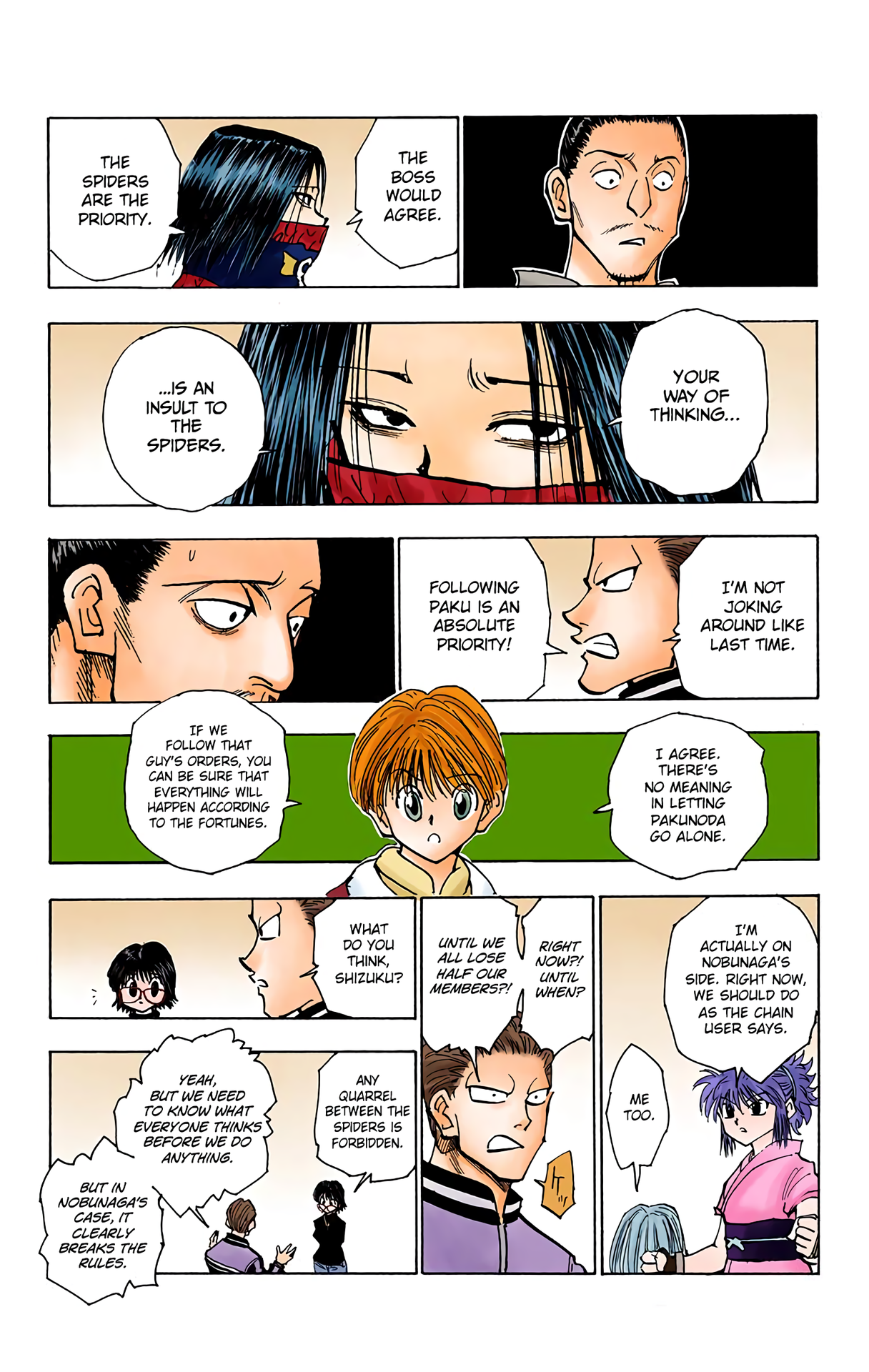Halaman dari HUNTER x HUNTER (Official Colored) Chapter 115