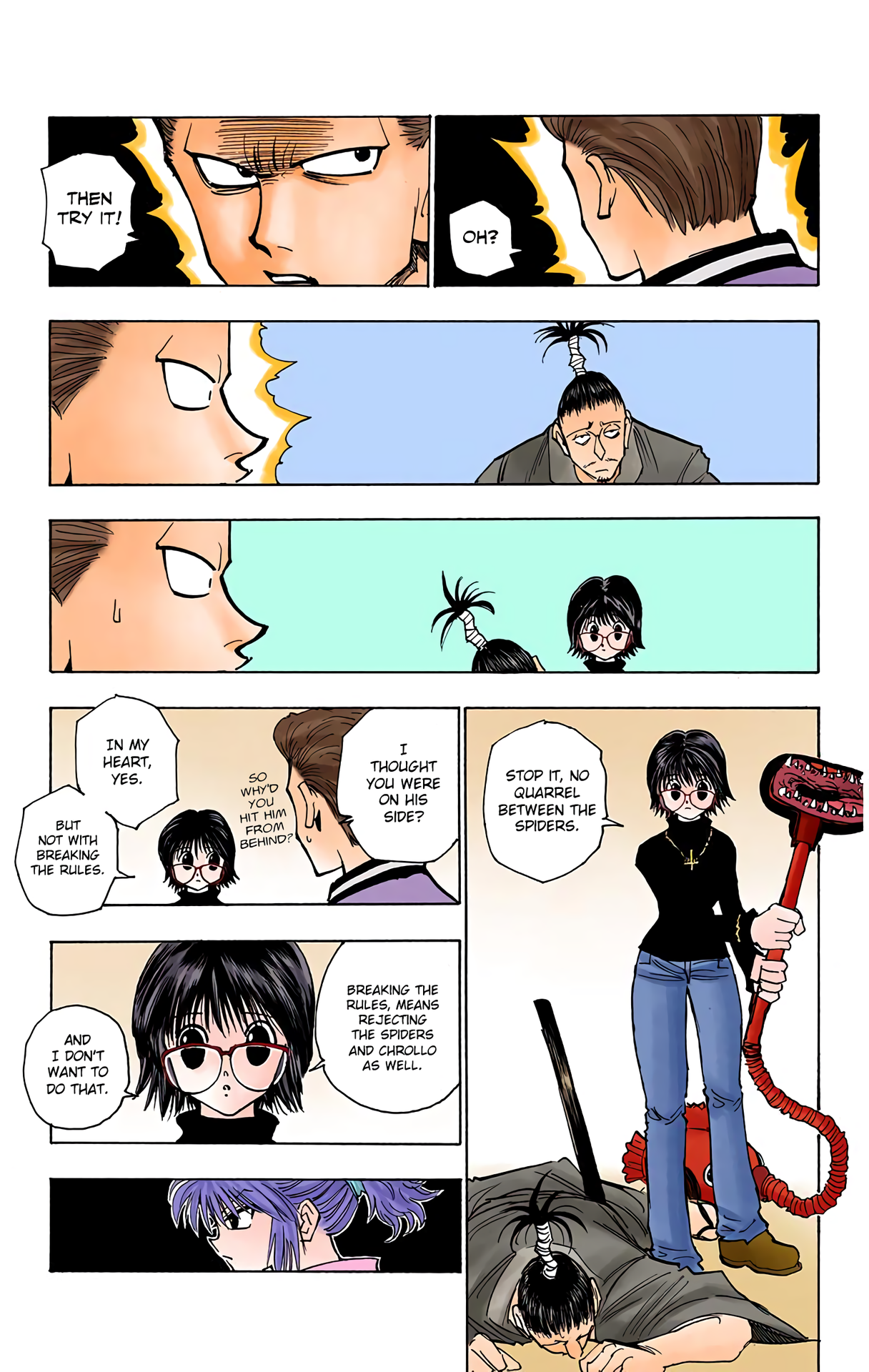 Halaman dari HUNTER x HUNTER (Official Colored) Chapter 115