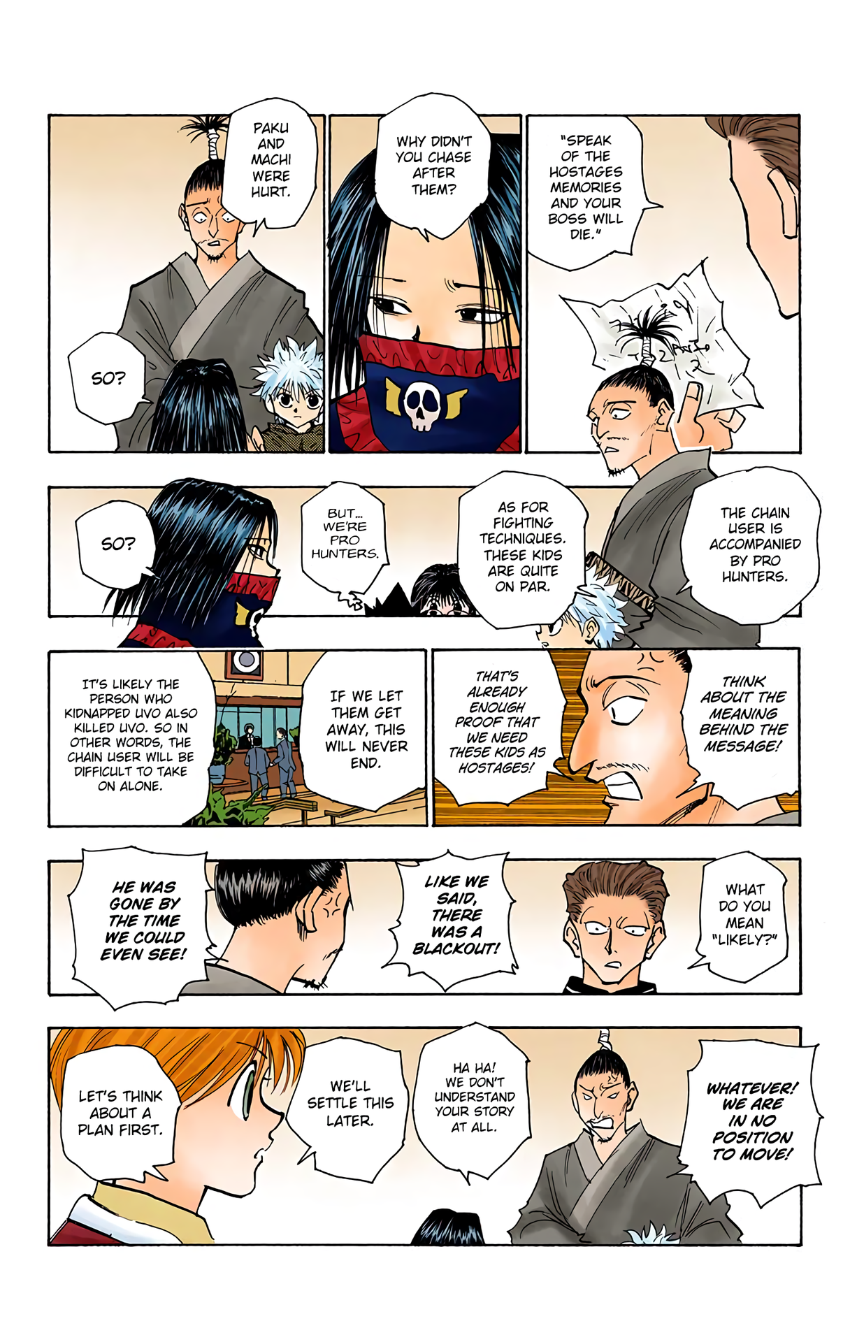 Halaman dari HUNTER x HUNTER (Official Colored) Chapter 115