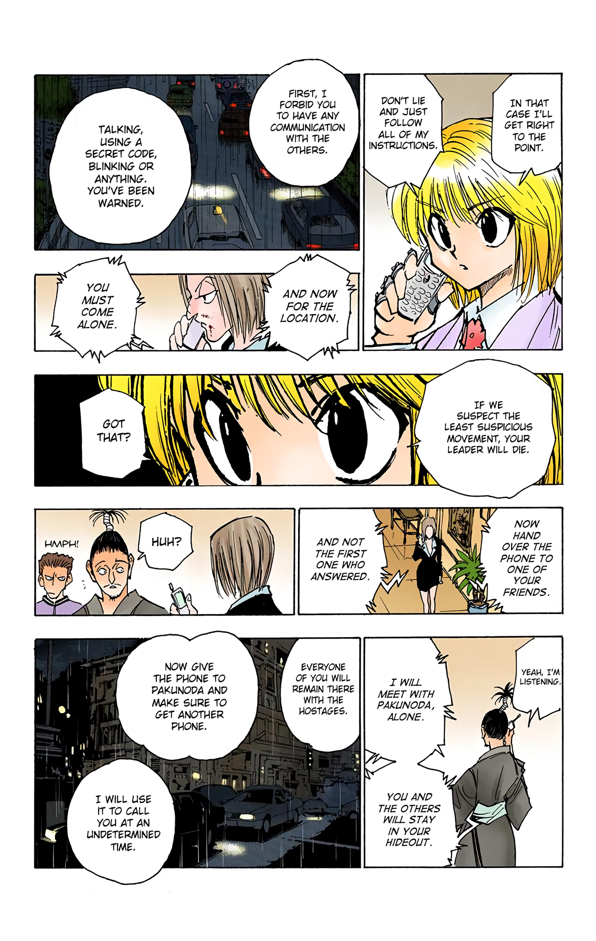 Halaman dari HUNTER x HUNTER (Official Colored) Chapter 115