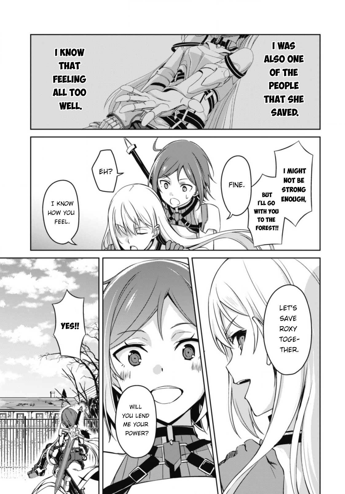 Halaman dari Boushoku no Berserk ~Ore dake Level to Iu Gainen wo Toppa suru~ Chapter 44